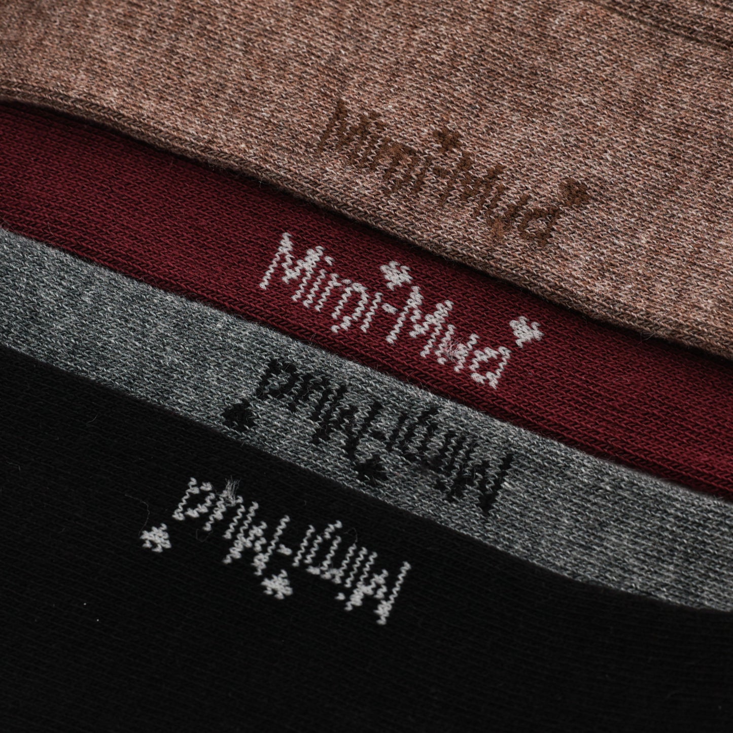 CALZINI NOCCIOLA A RIGHE