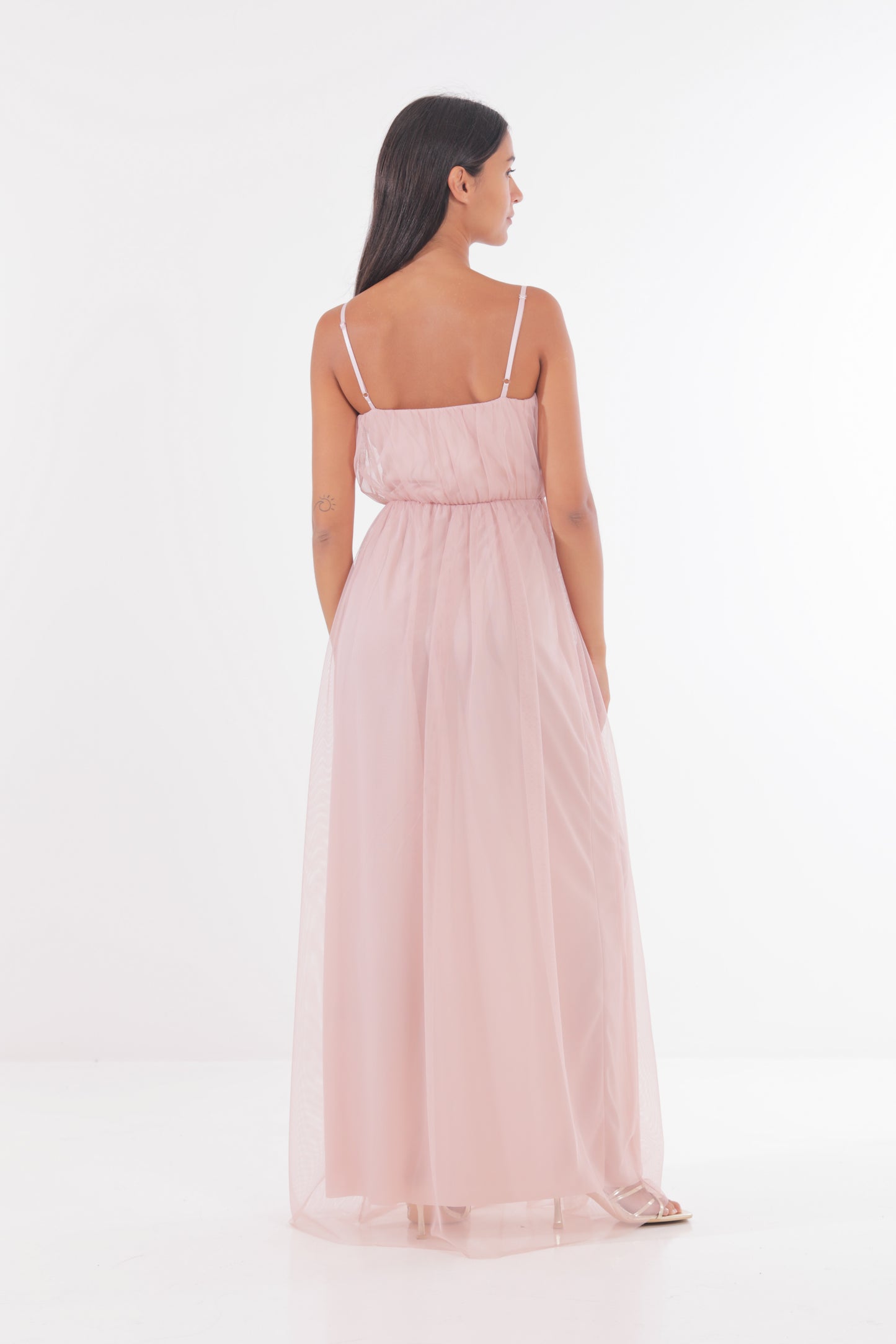 ABITO LUNGO IN TULLE