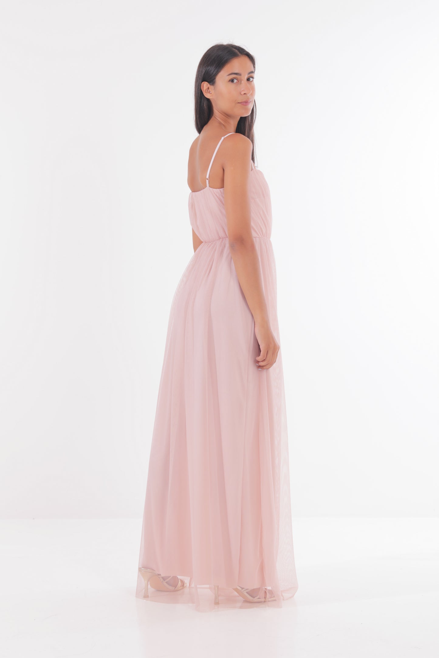 ABITO LUNGO IN TULLE