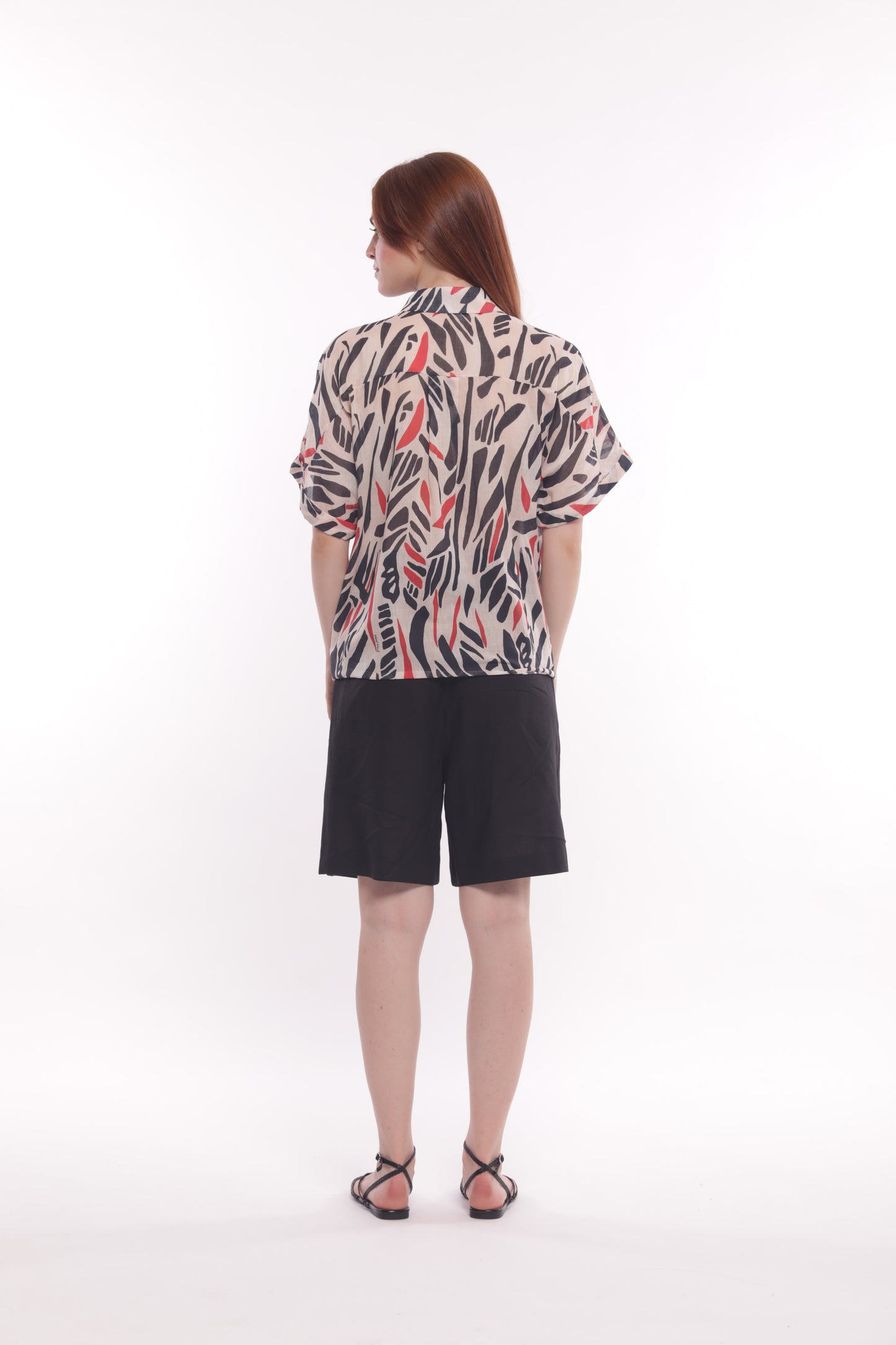 PANTALONE BERMUDA GESSATO