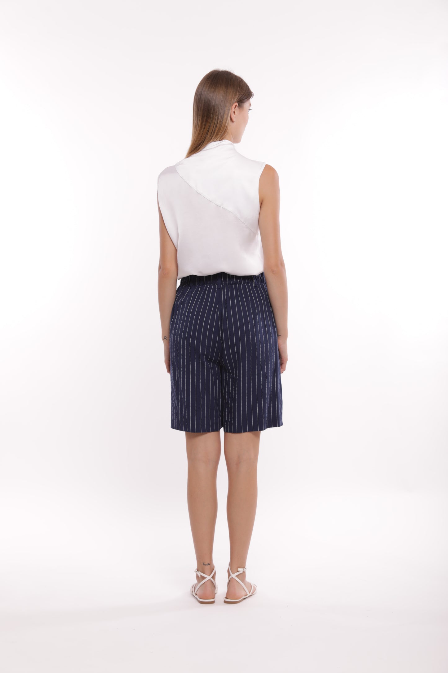 PANTALONE BERMUDA GESSATO