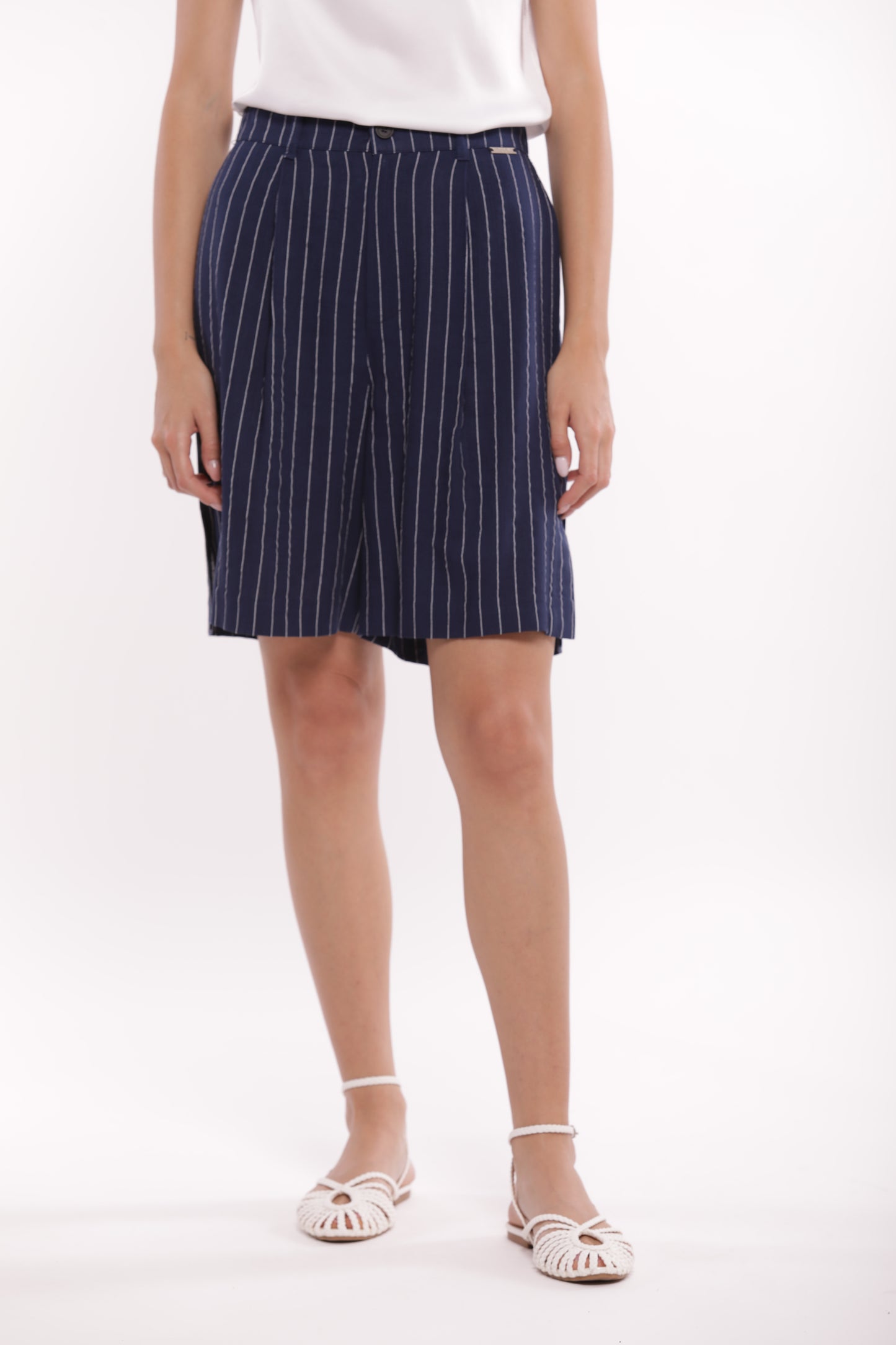 PANTALONE BERMUDA GESSATO