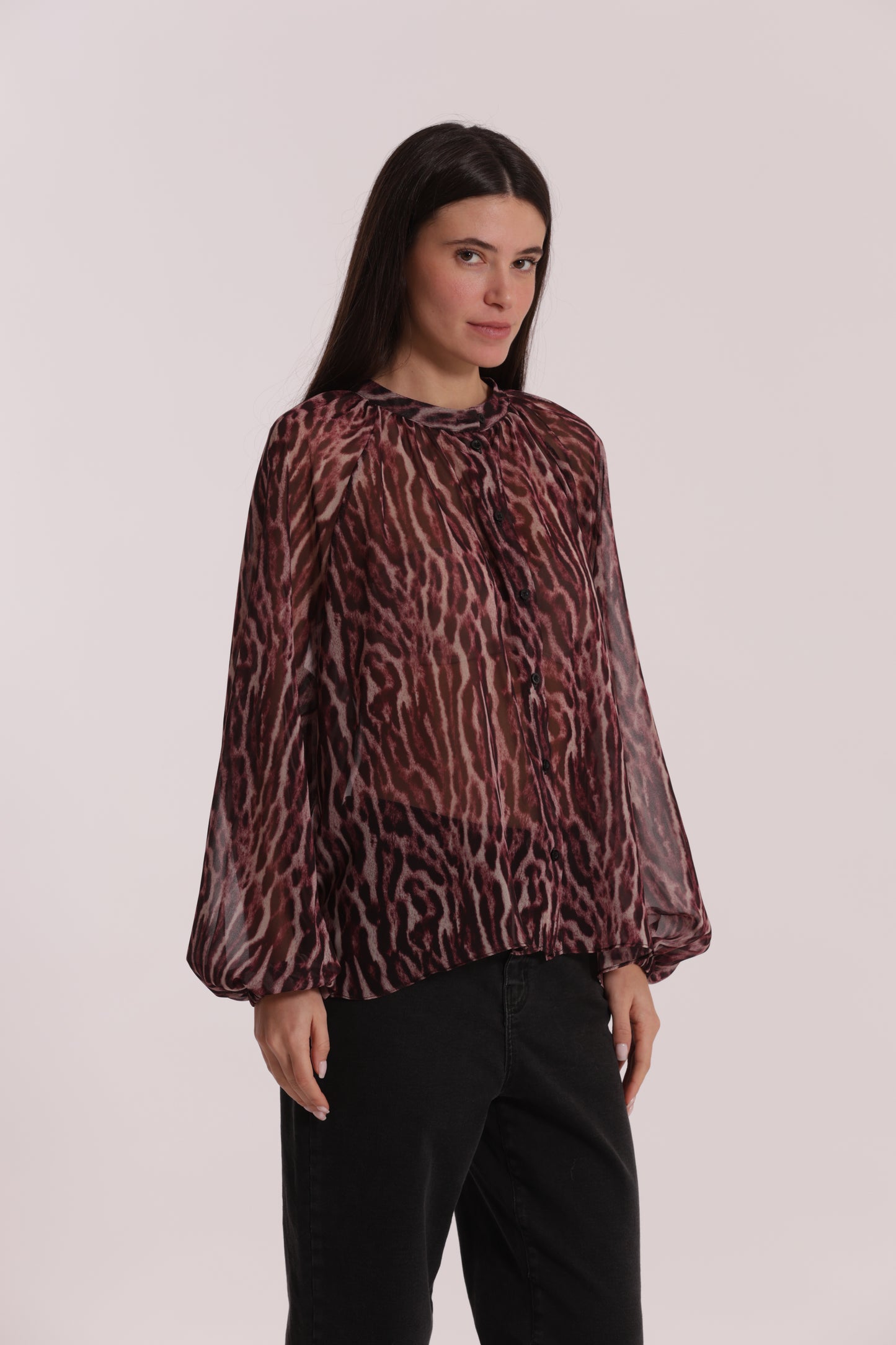 CAMICIA OVER FANTASIA ANIMALIER