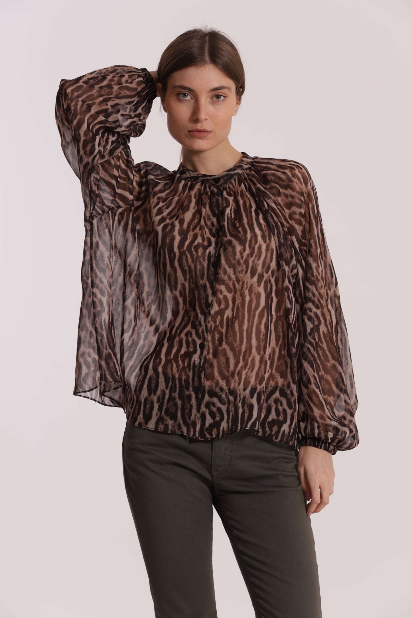 CAMICIA OVER FANTASIA ANIMALIER
