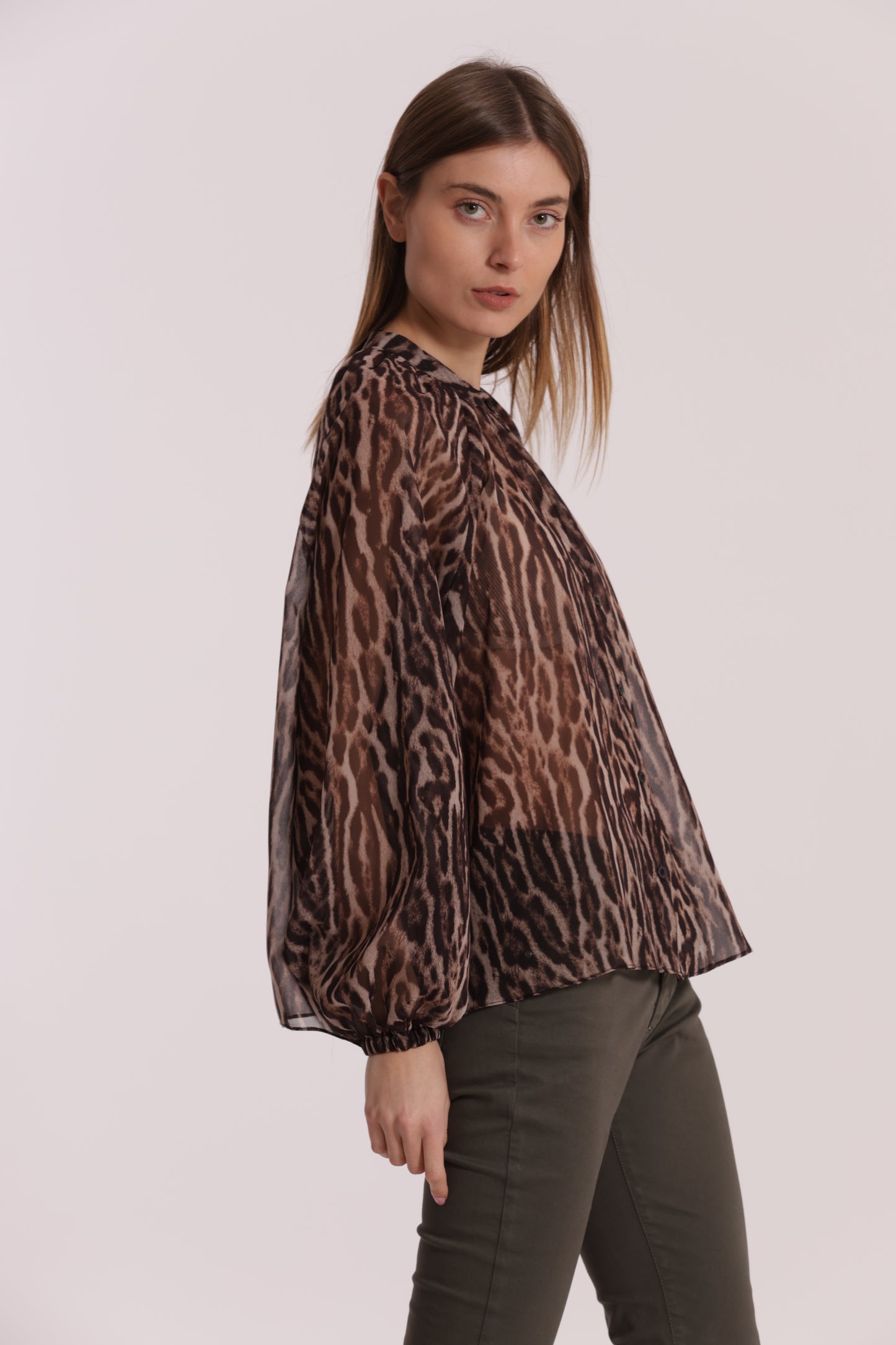 CAMICIA OVER FANTASIA ANIMALIER