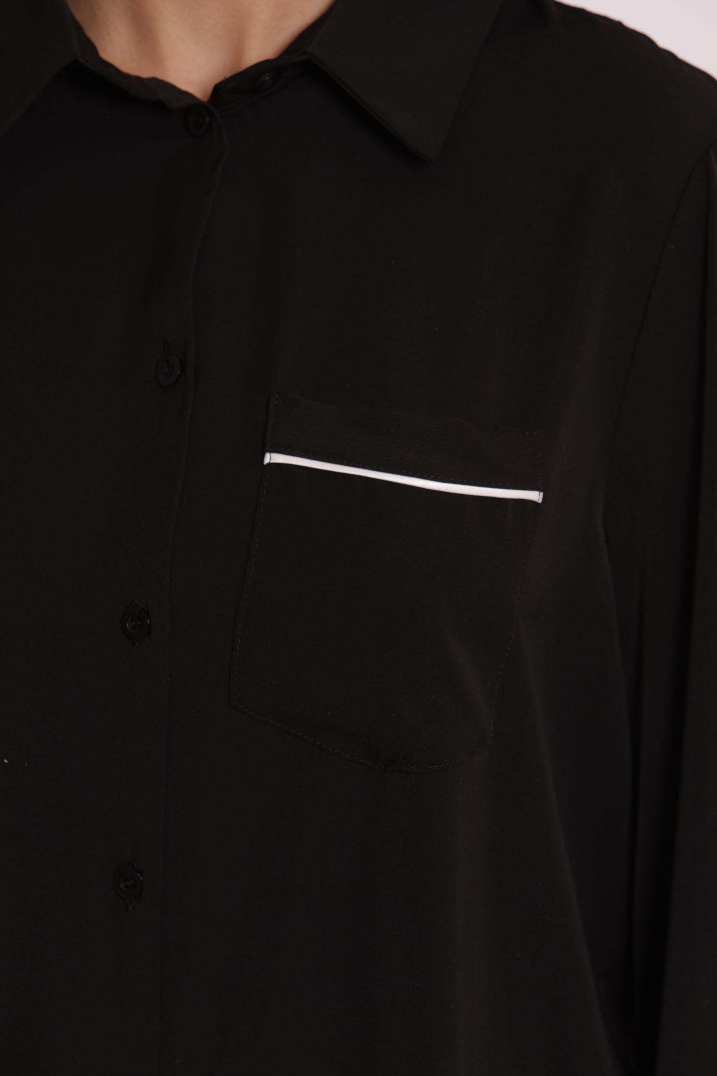 CAMICIA CON TASCHINO BICOLOR