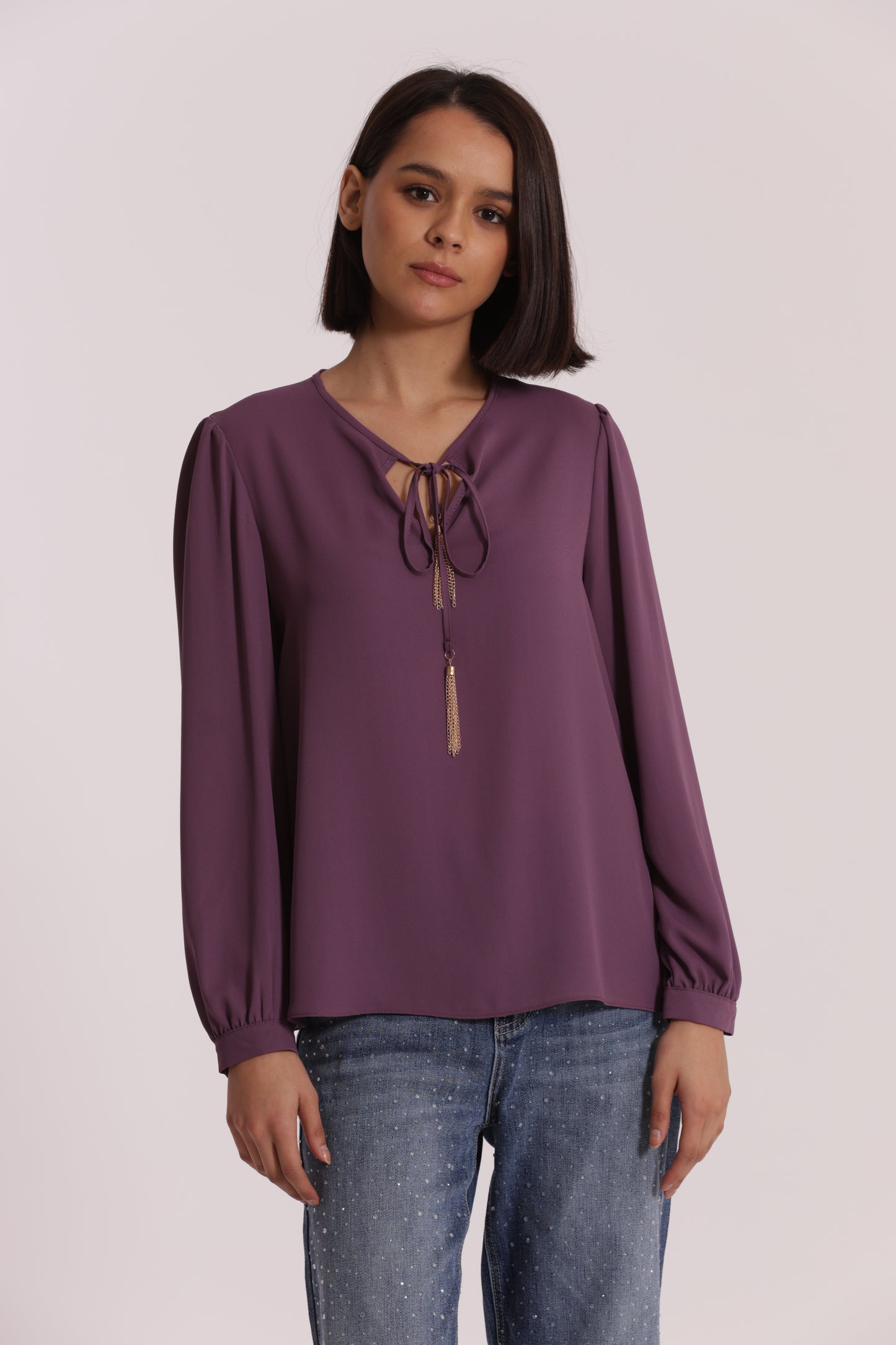 BLUSA CON FIOCCO