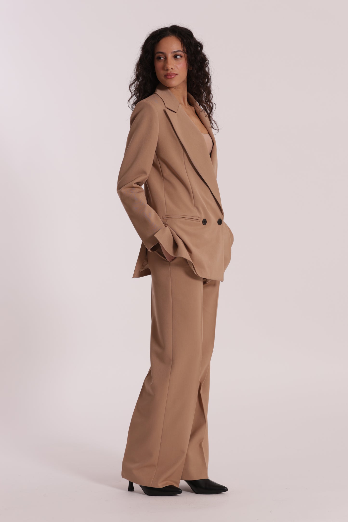 PANTALONE PALAZZO CON ELASTICO DIETRO IN POLYVISCOSA