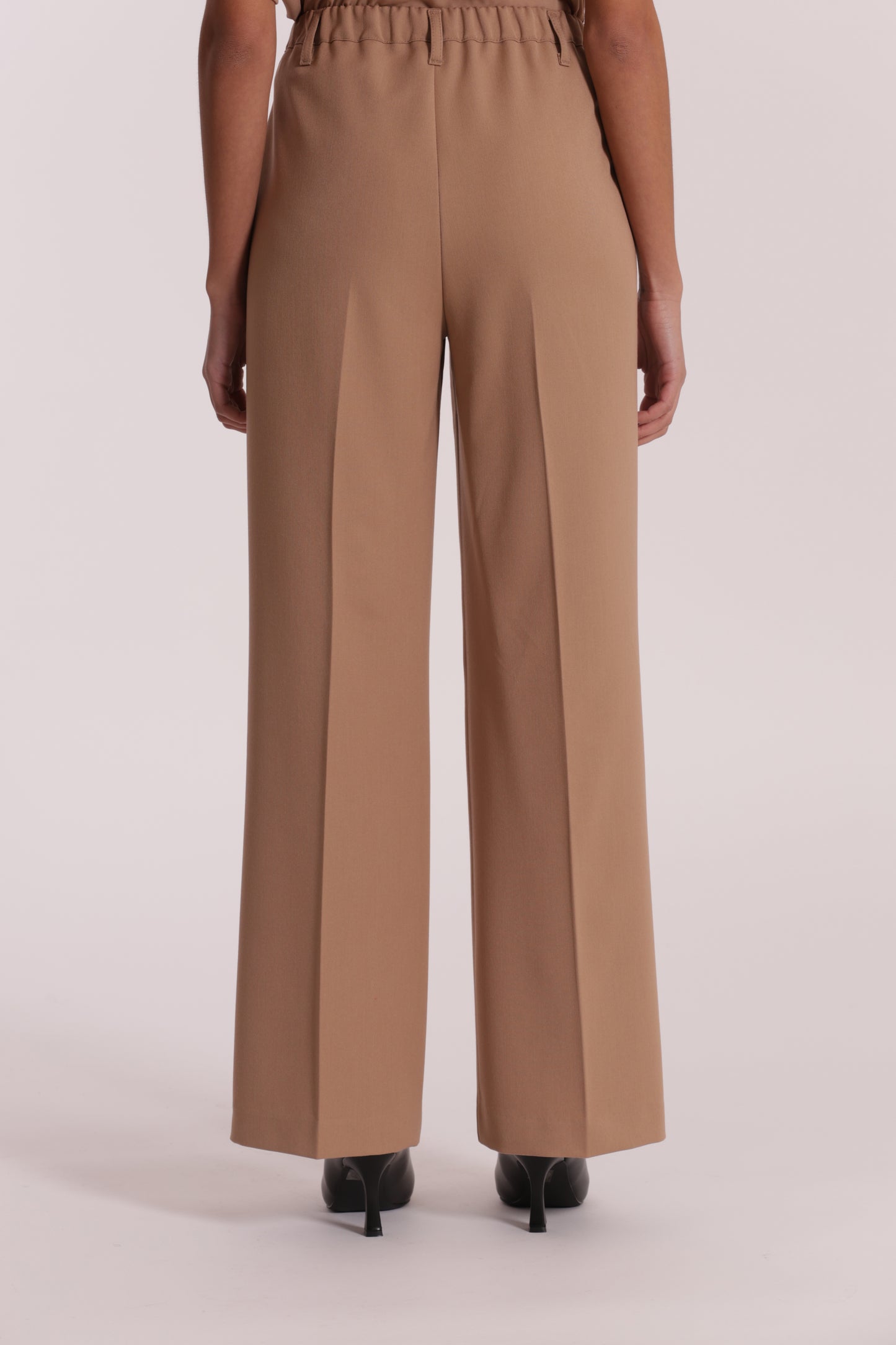 PANTALONE PALAZZO CON ELASTICO DIETRO IN POLYVISCOSA
