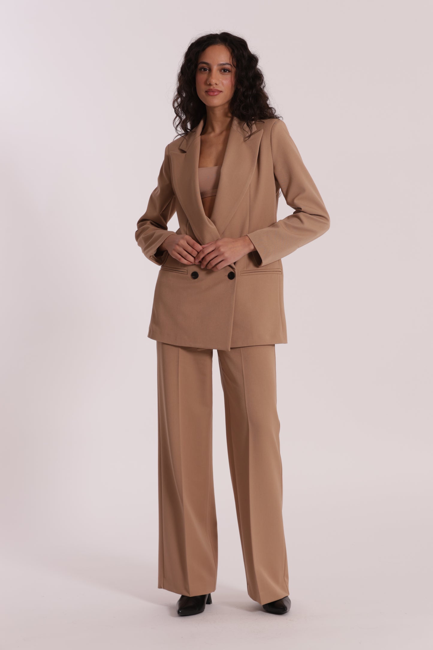 PANTALONE PALAZZO CON ELASTICO DIETRO IN POLYVISCOSA