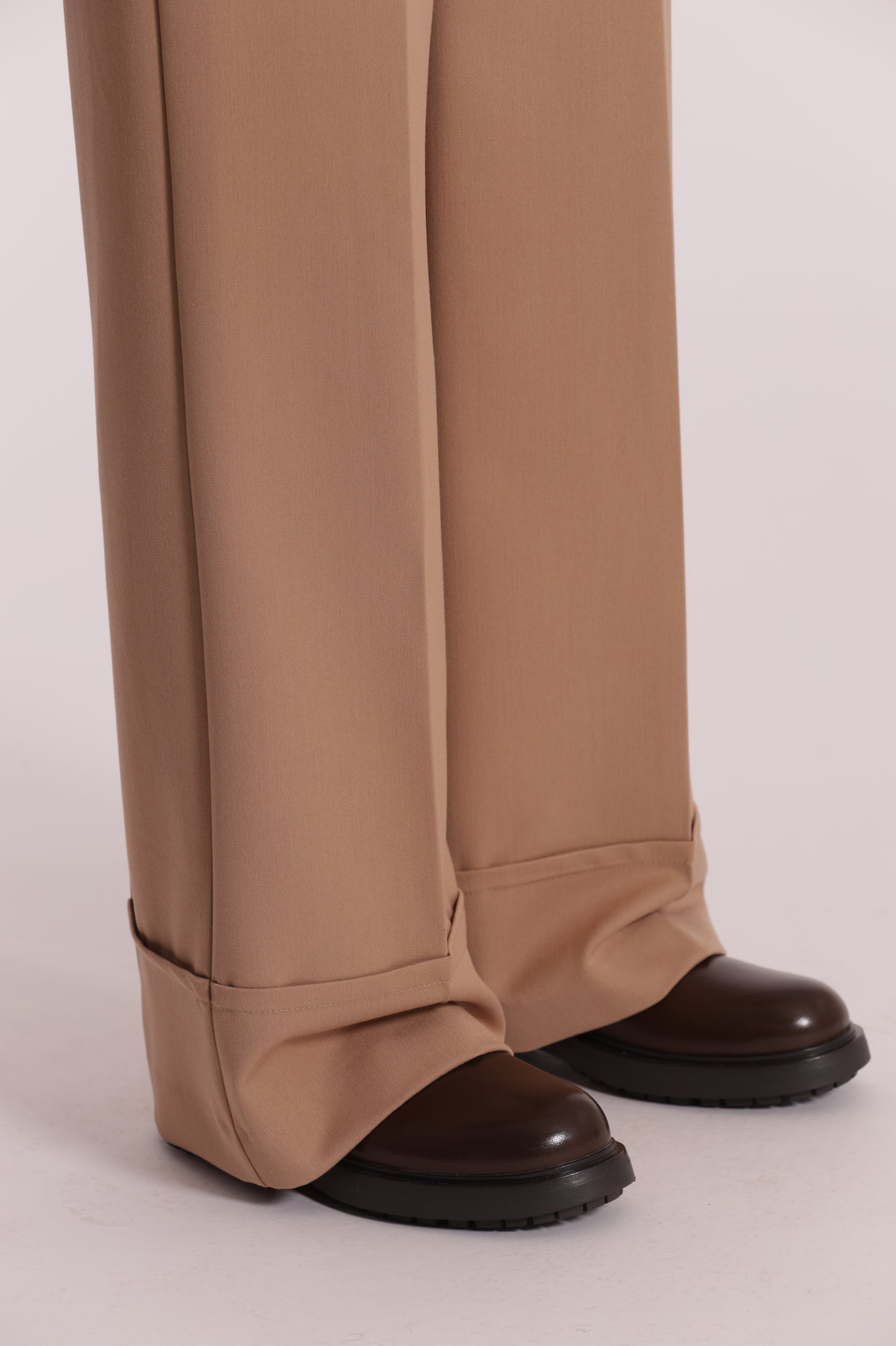 PANTALONE CROPPED CON CINTURA IN POLYVISCOSA