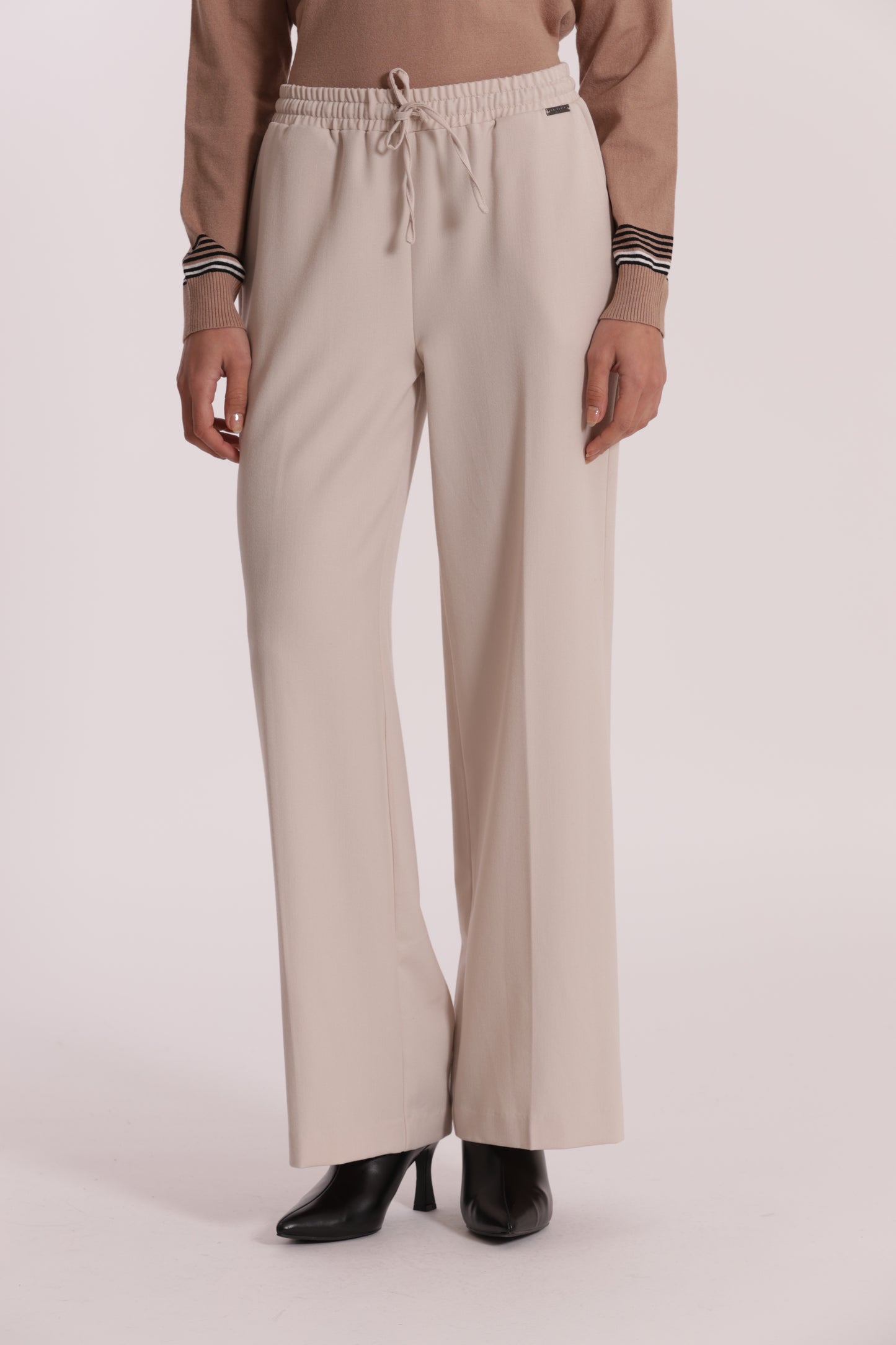 PANTALONE JOGGER PALAZZO IN POLYVISCOSA