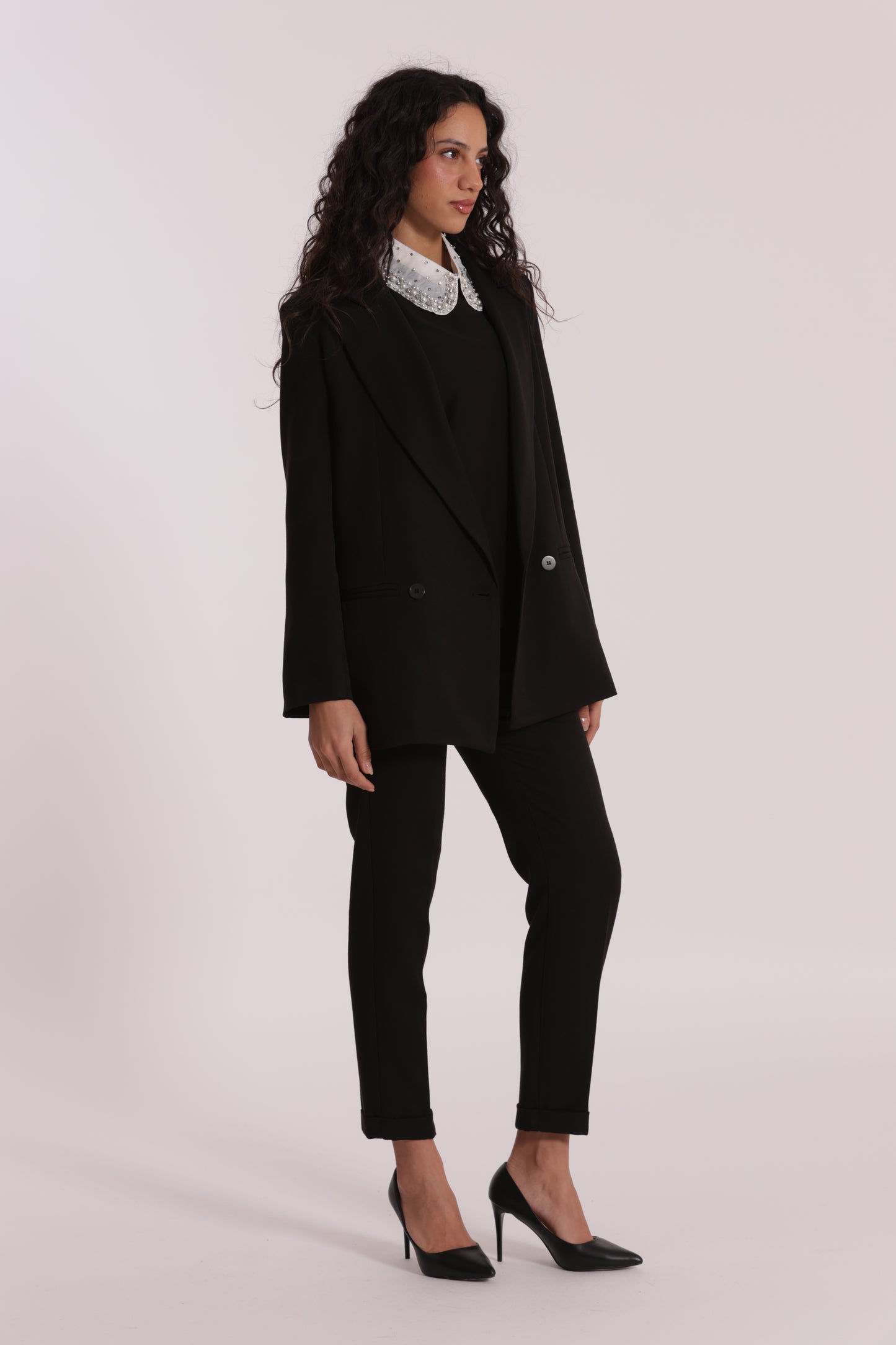 PANTALONE SIGARETTA IN POLYVISCOSA