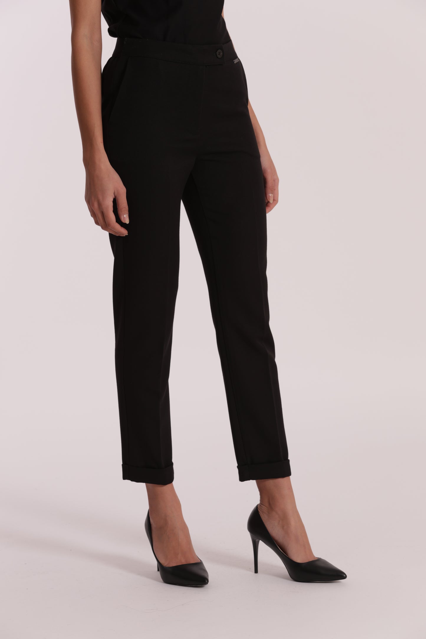 PANTALONE SIGARETTA IN POLYVISCOSA