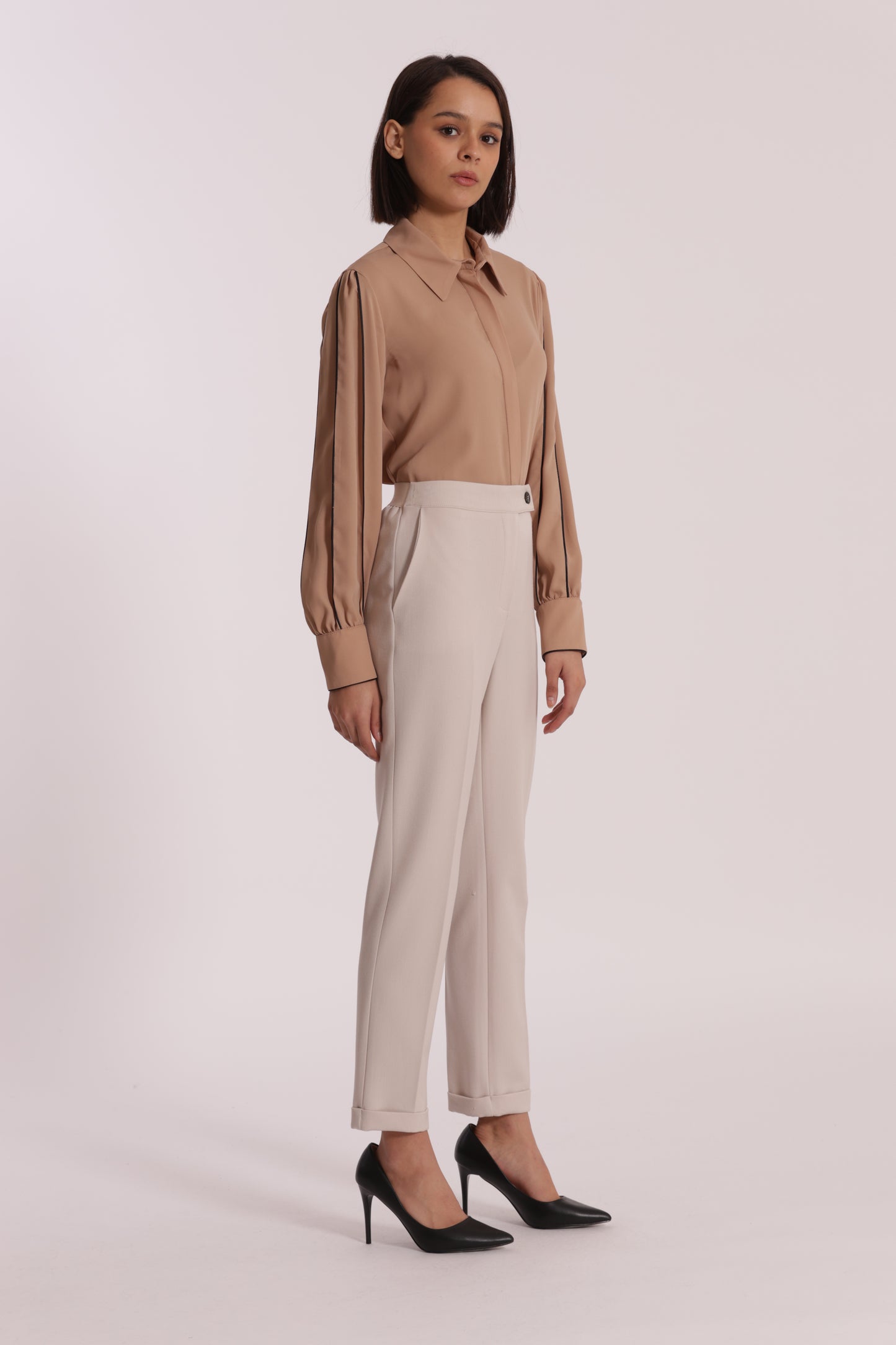 PANTALONE SIGARETTA IN POLYVISCOSA