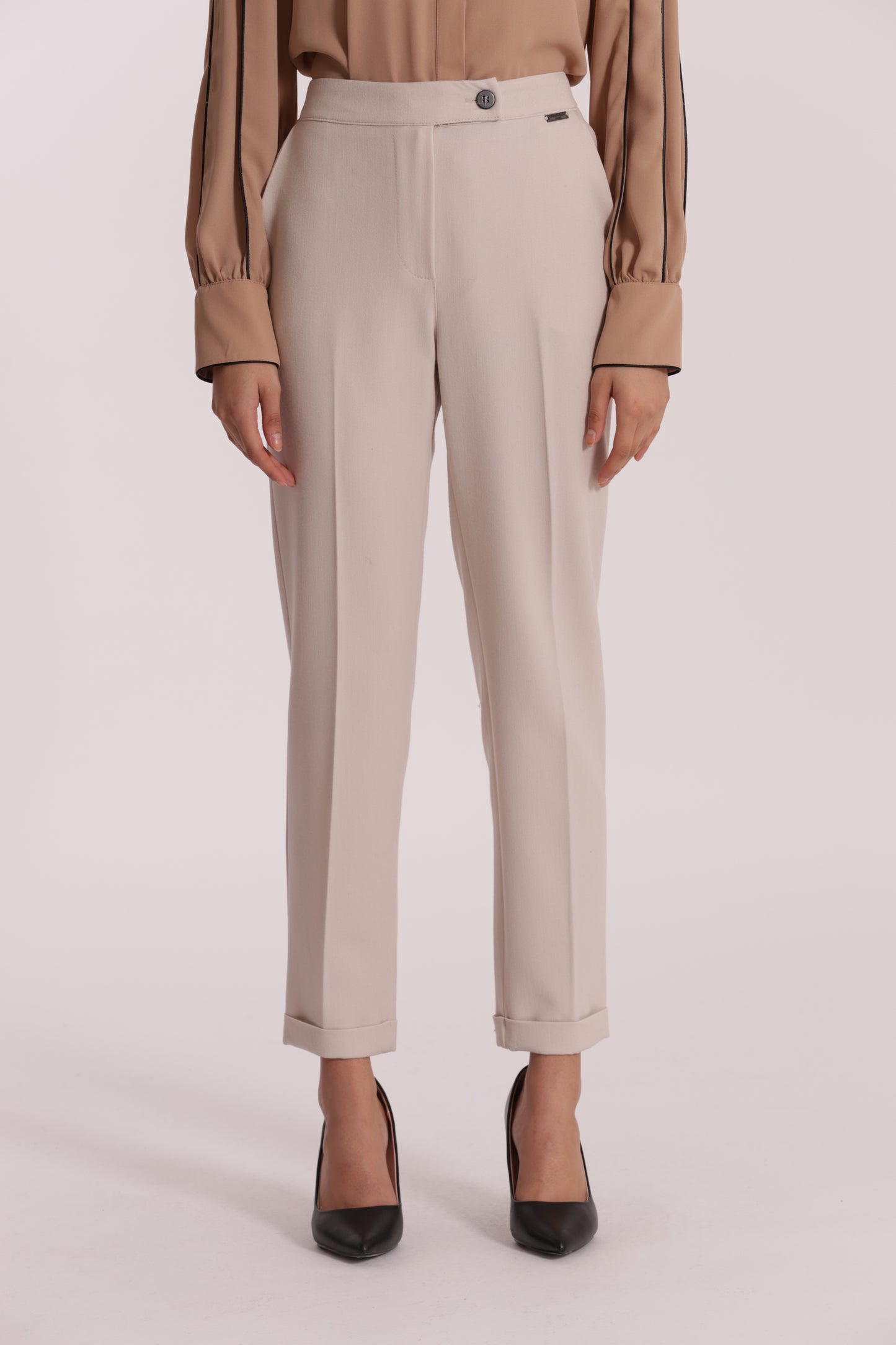 PANTALONE SIGARETTA IN POLYVISCOSA