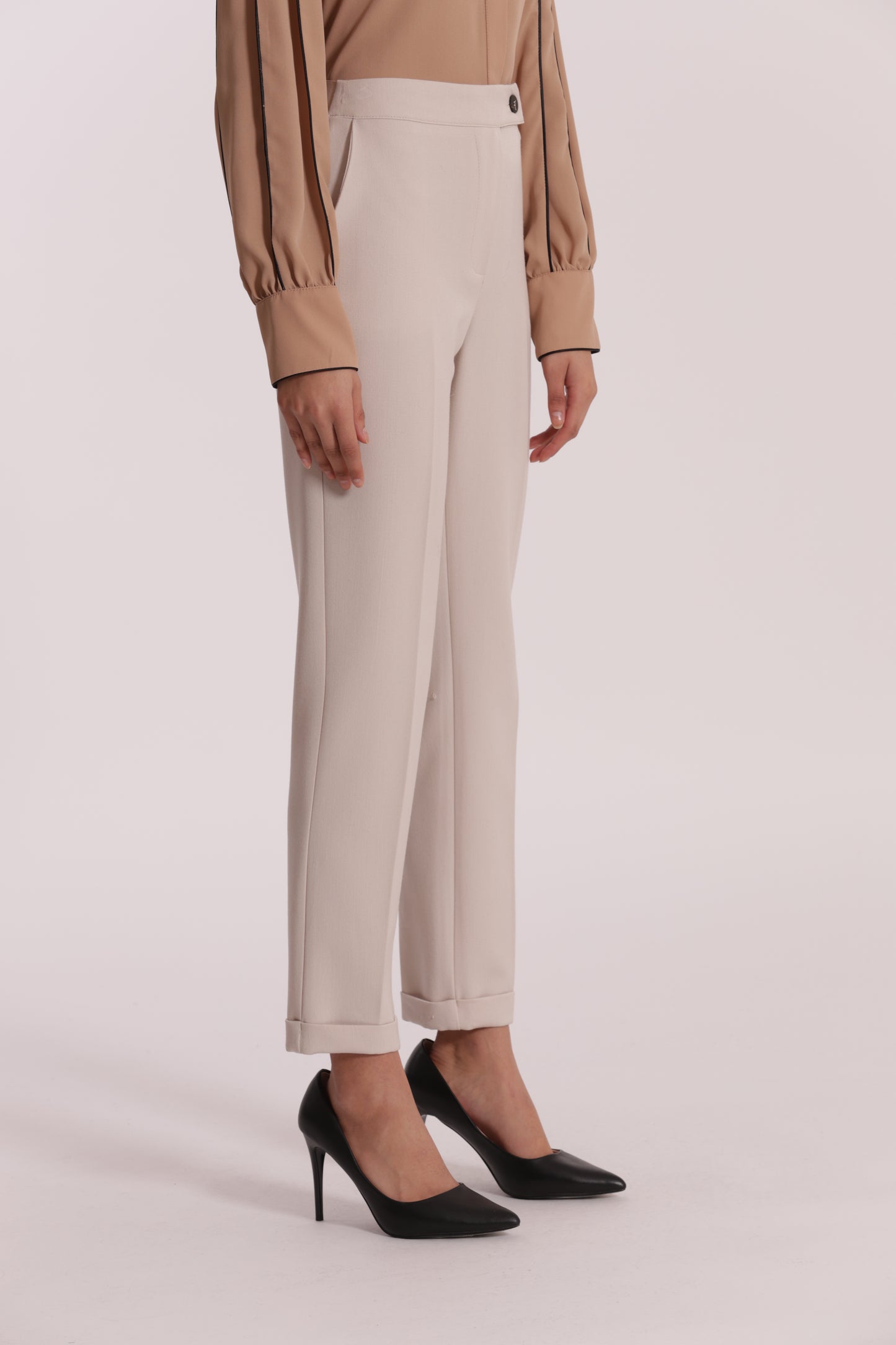 PANTALONE SIGARETTA IN POLYVISCOSA