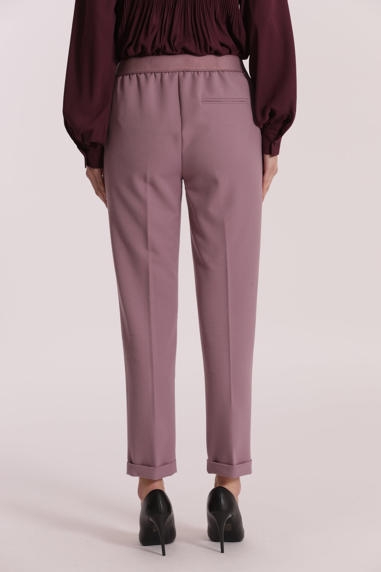 PANTALONE SIGARETTA IN POLYVISCOSA