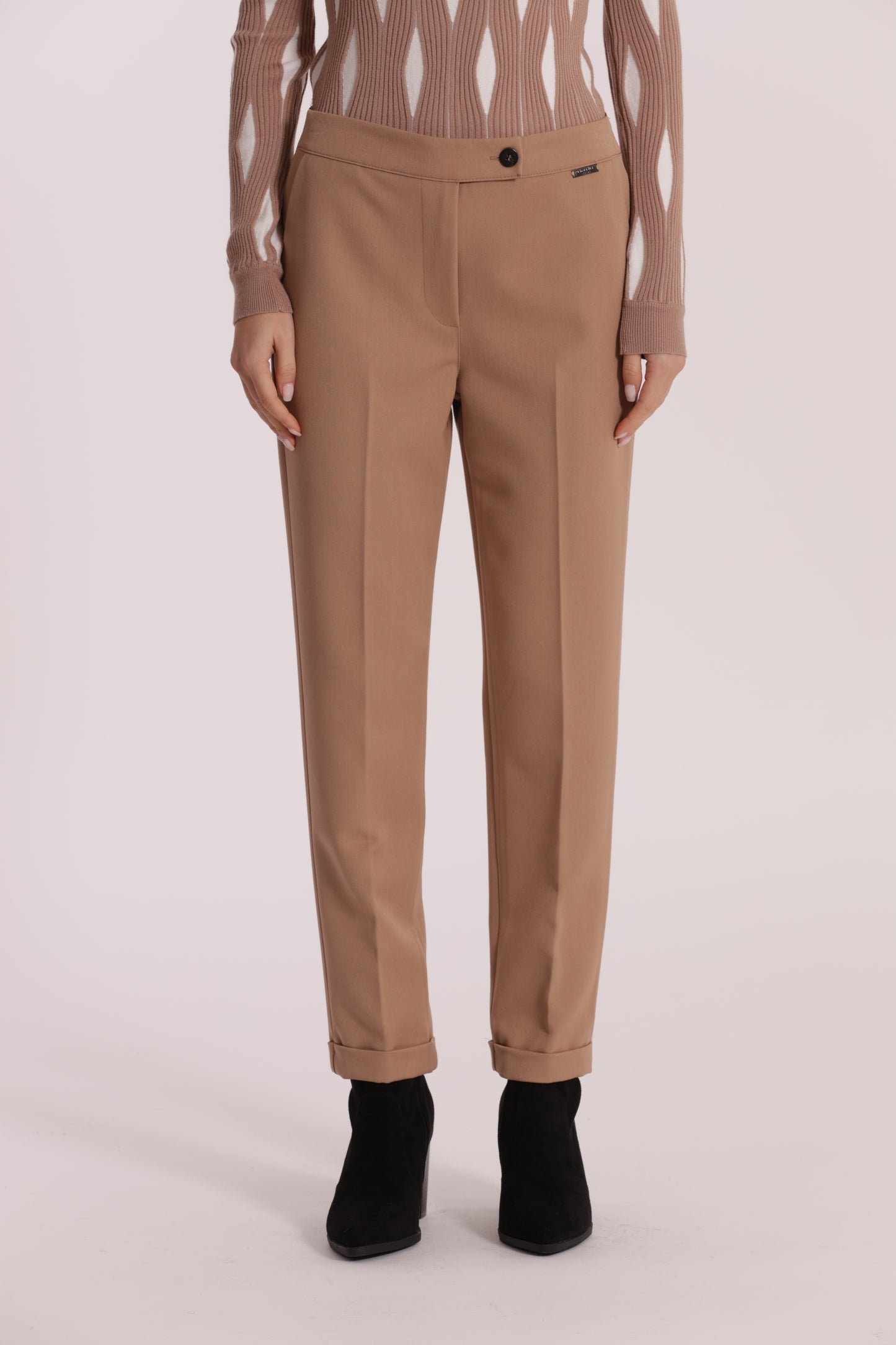 PANTALONE SIGARETTA IN POLYVISCOSA