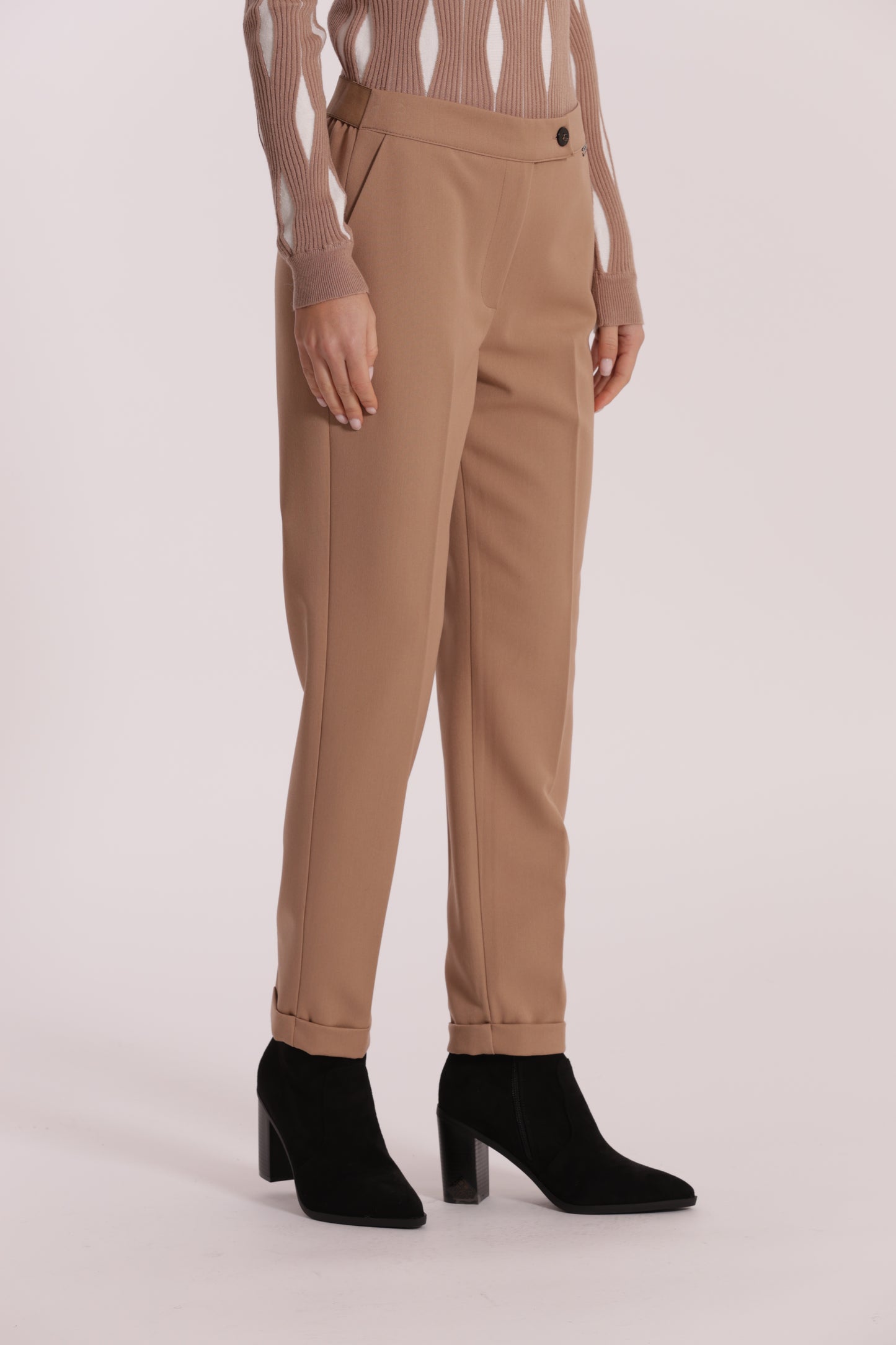 PANTALONE SIGARETTA IN POLYVISCOSA