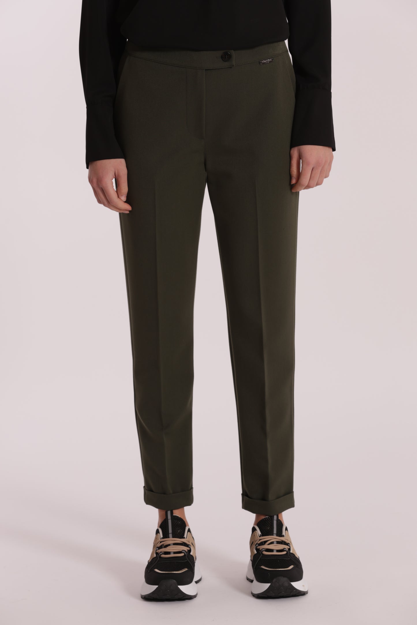 PANTALONE SIGARETTA IN POLYVISCOSA
