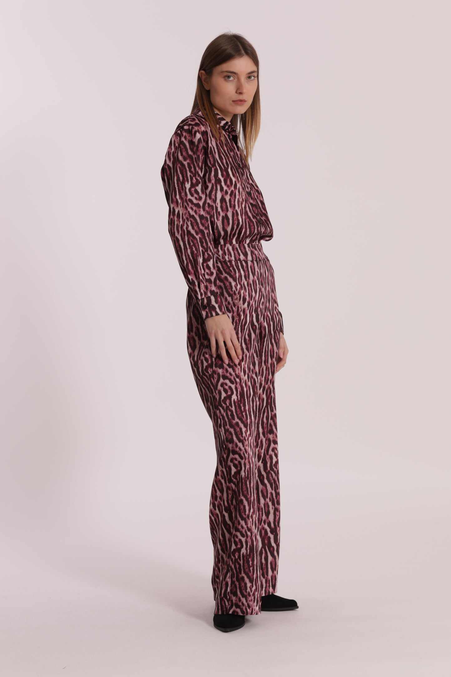 PANTALONE PALAZZO FANTASIA ANIMALIER