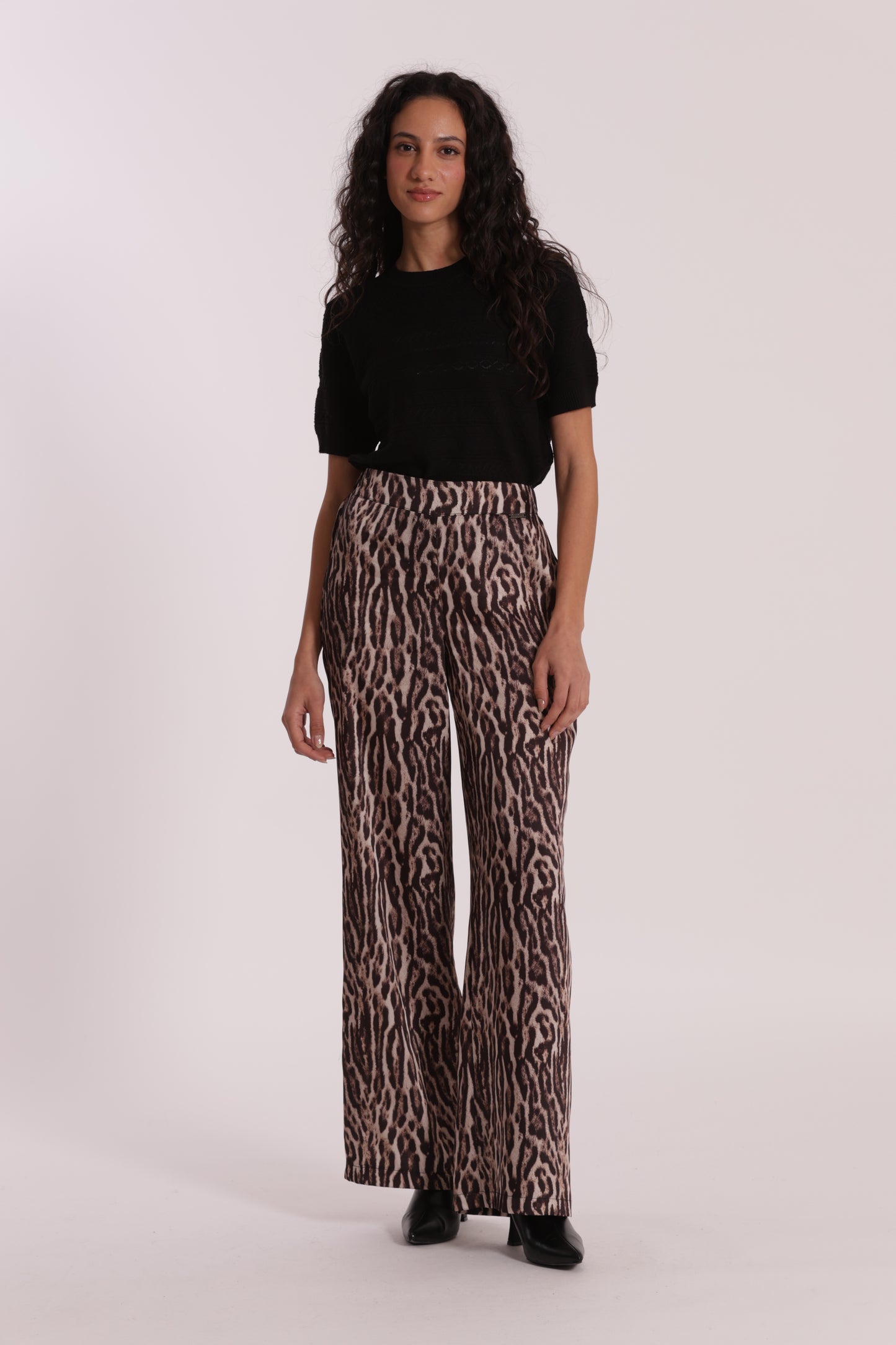 PANTALONE PALAZZO FANTASIA ANIMALIER