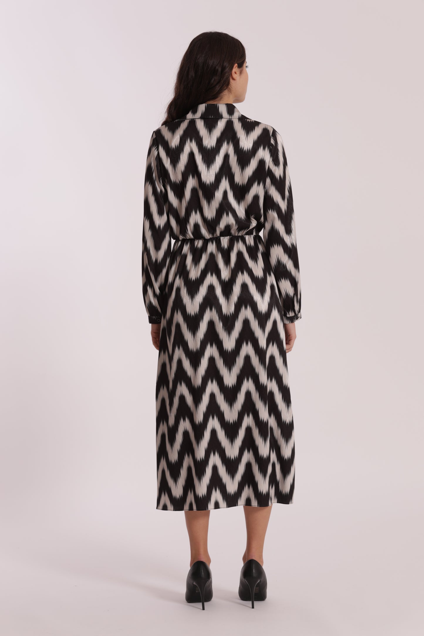 ABITO LUNGO FANTASIA CHEVRON