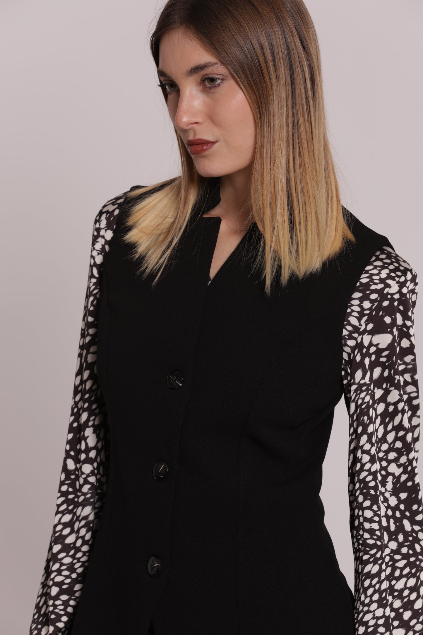GILET IN SCUBA CREPE