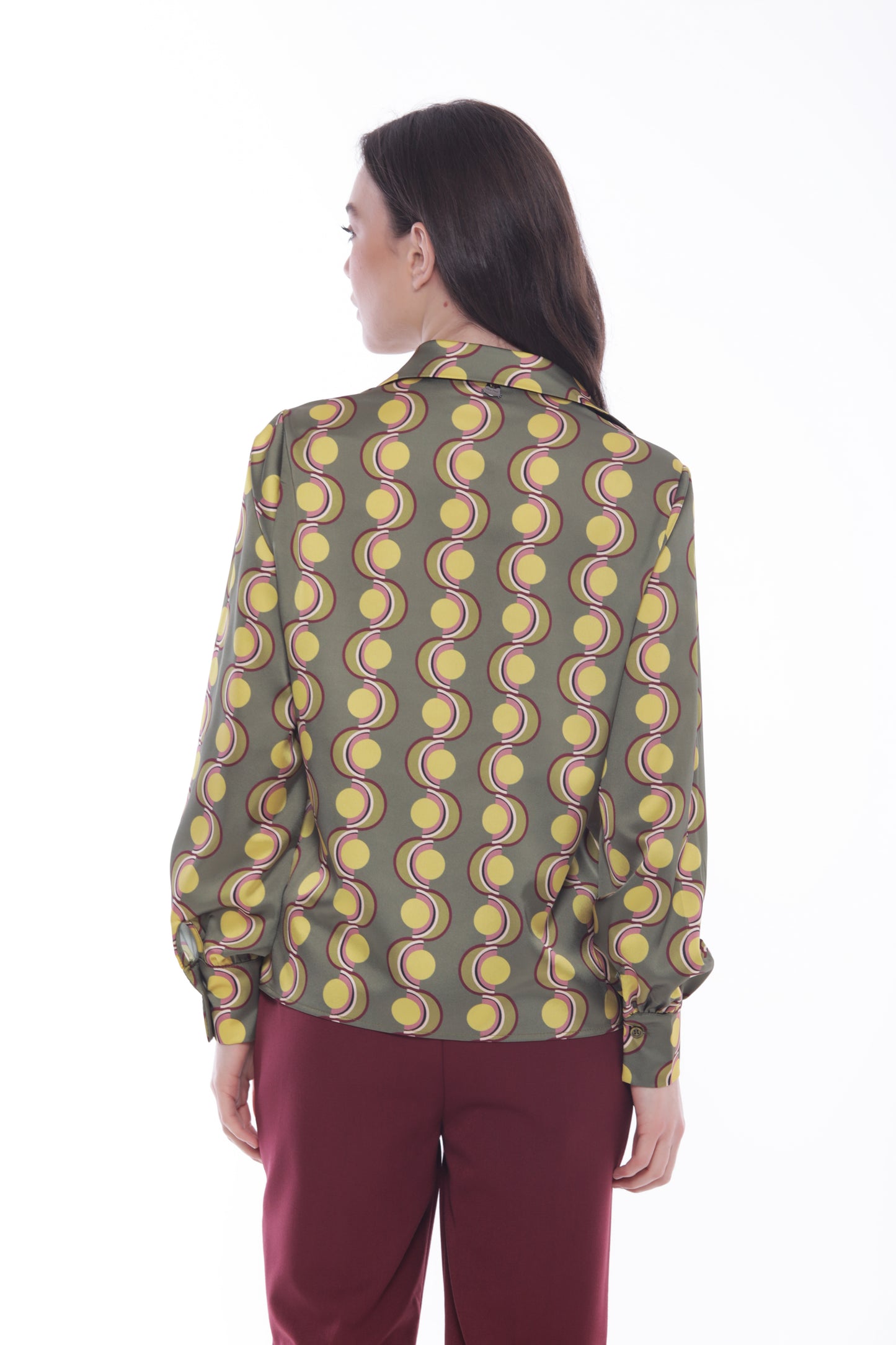 CAMICIA FANTASIA POIS GEOMETRICO