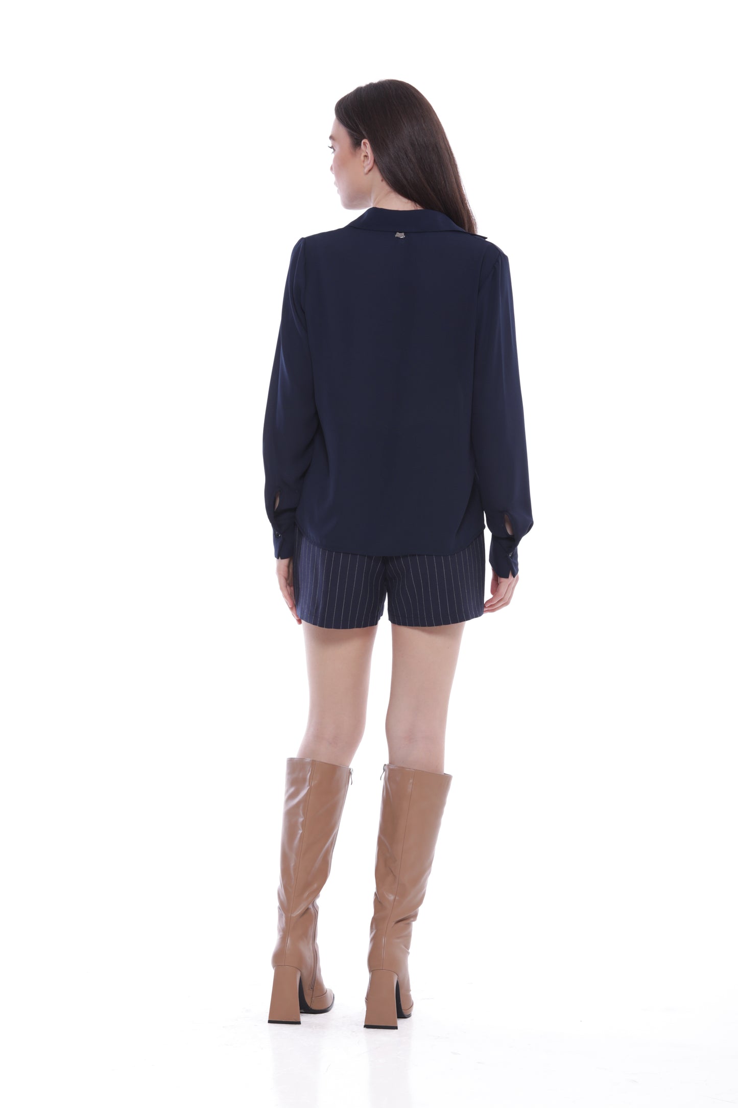 PANTALONE SHORT IN GESSATO