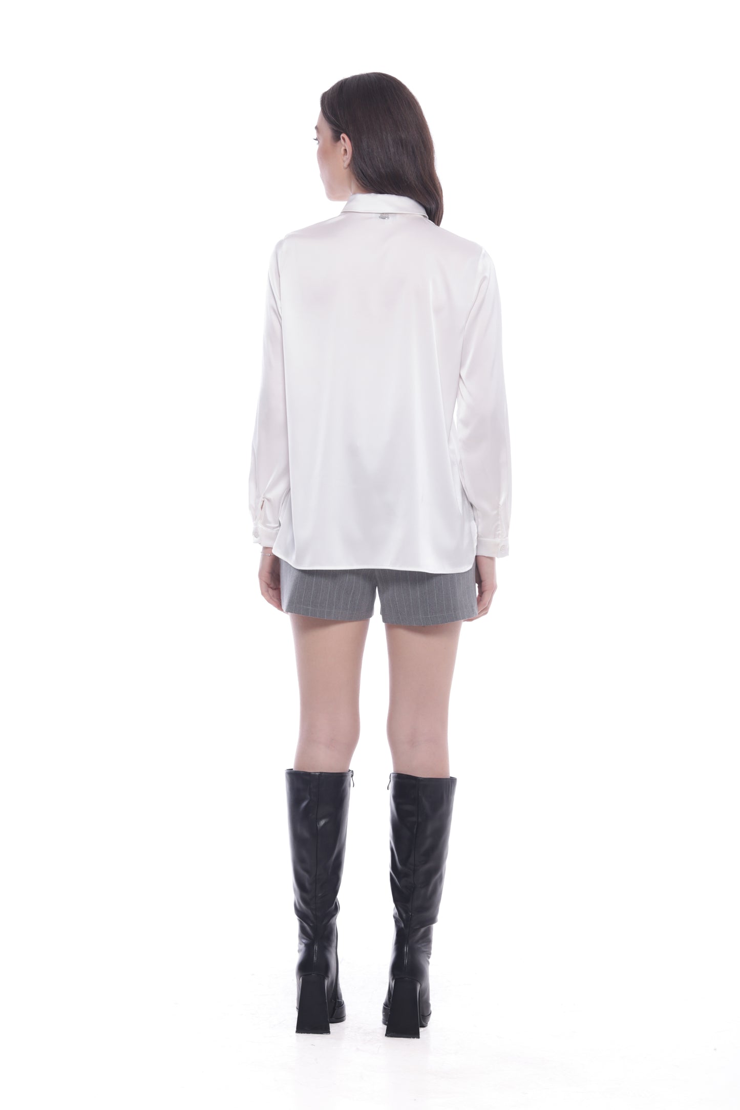 PANTALONE SHORT IN GESSATO