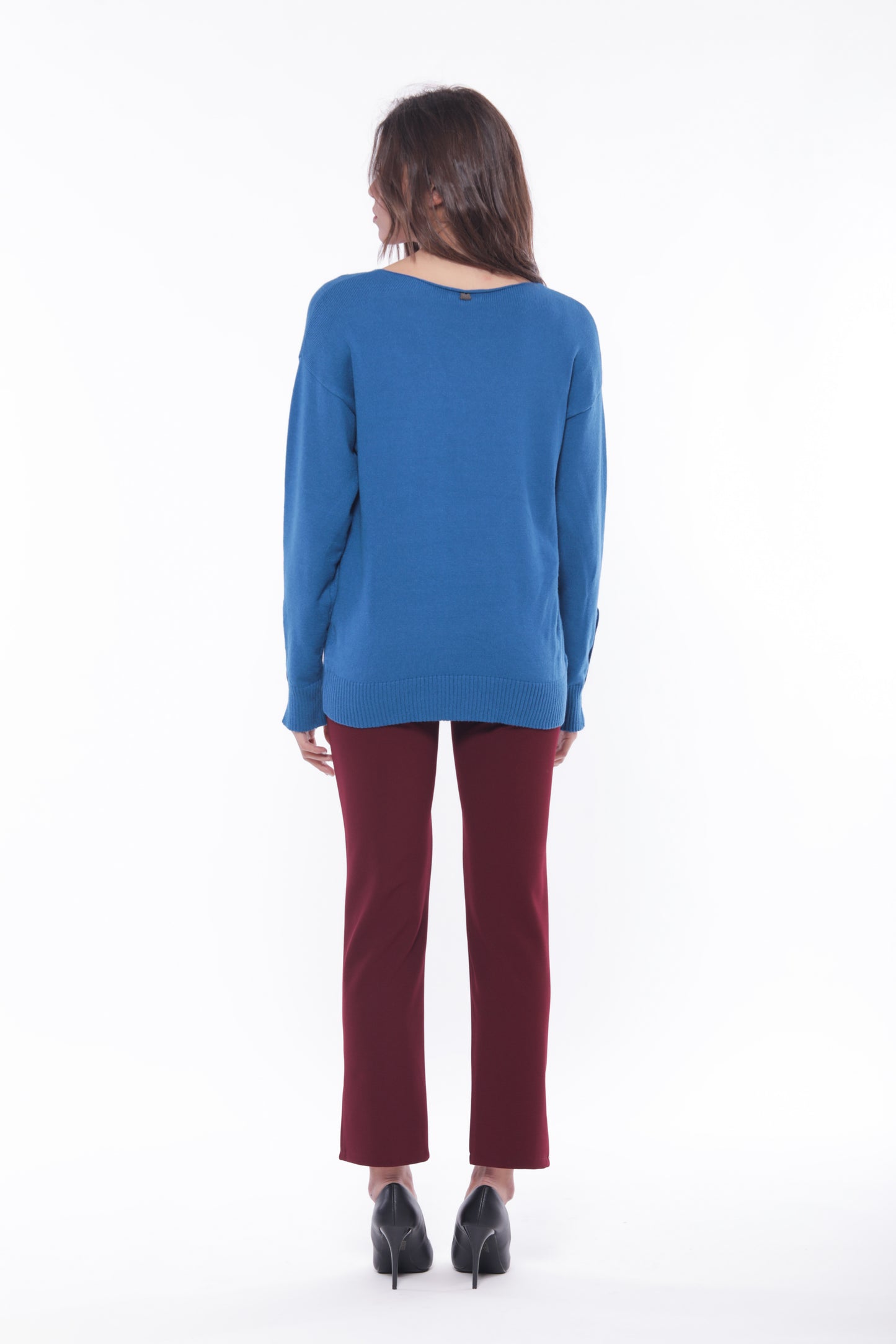 PANTALONE SIGARETTA IN CREPE