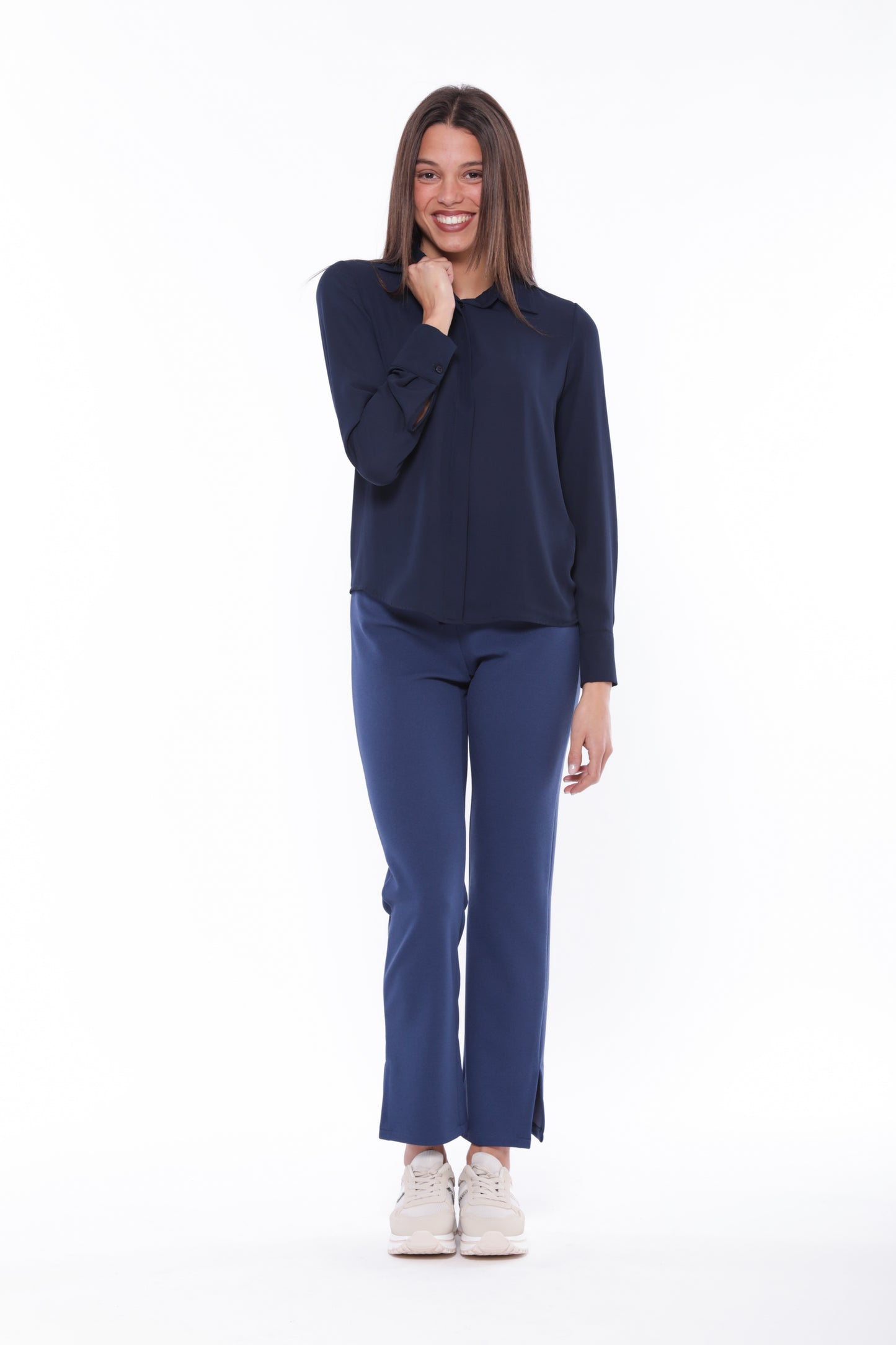 PANTALONE SIGARETTA IN CREPE