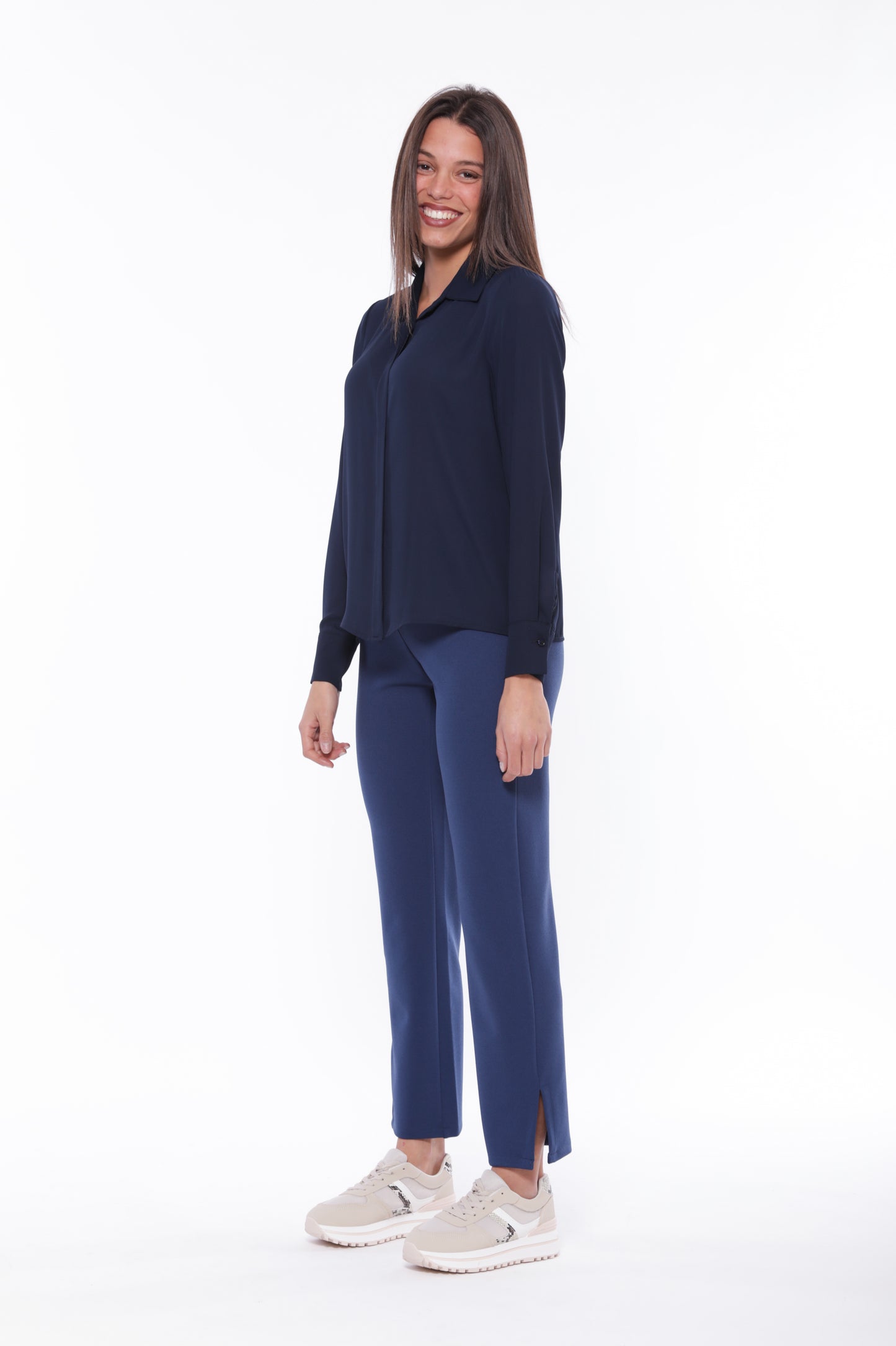 PANTALONE SIGARETTA IN CREPE