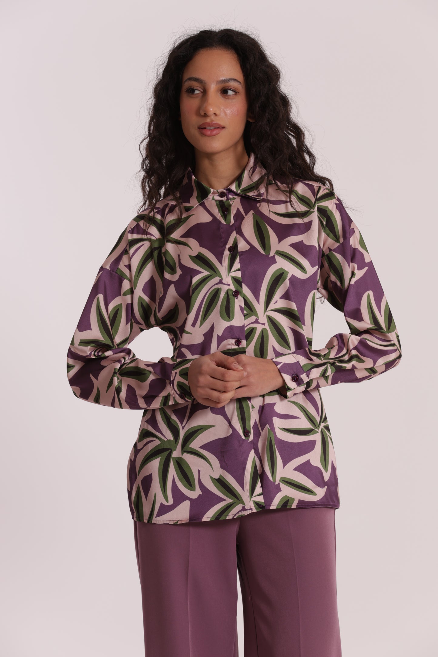 CAMICIA UOMO FANTASIA BOTANICA