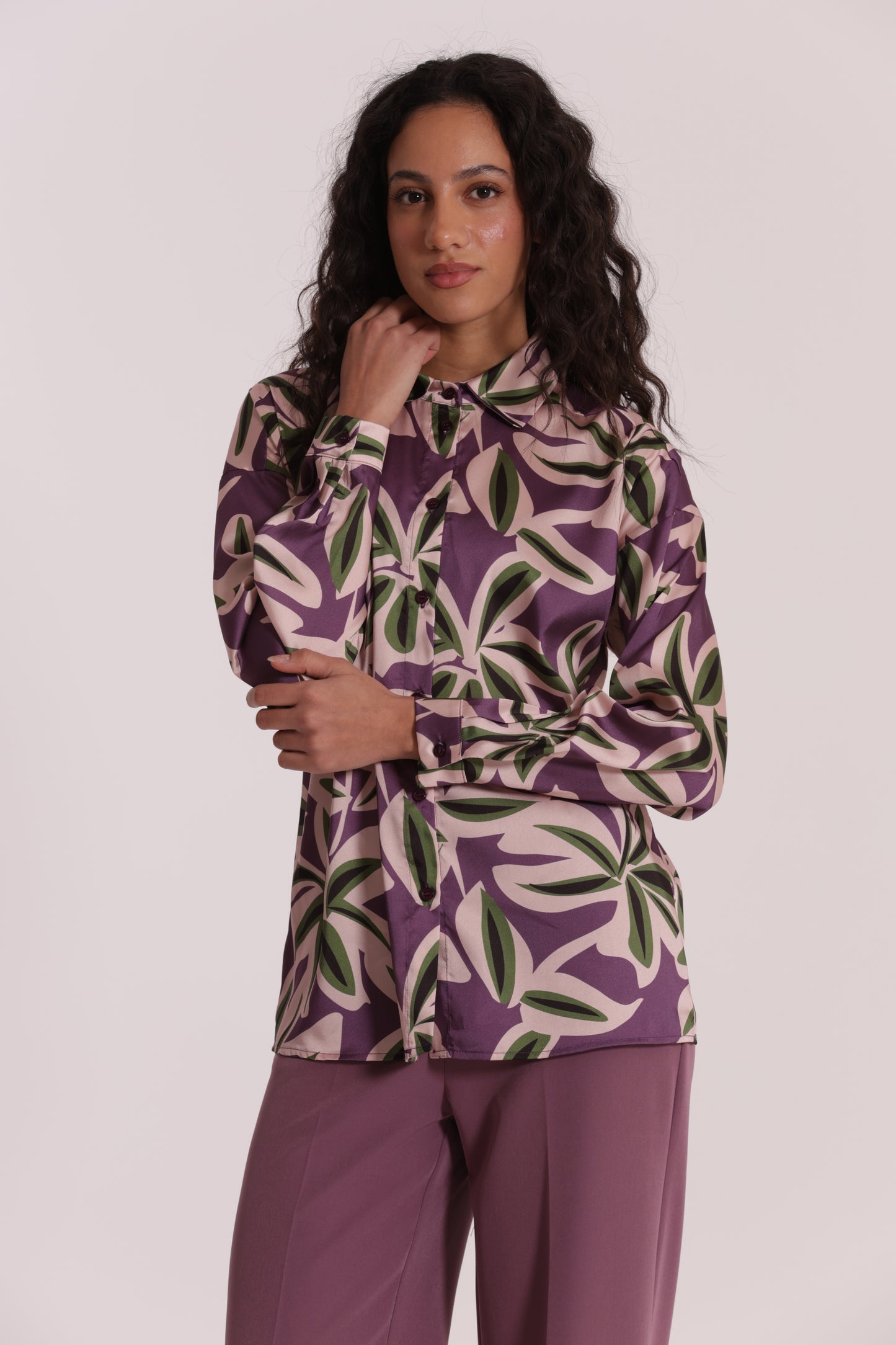 CAMICIA UOMO FANTASIA BOTANICA