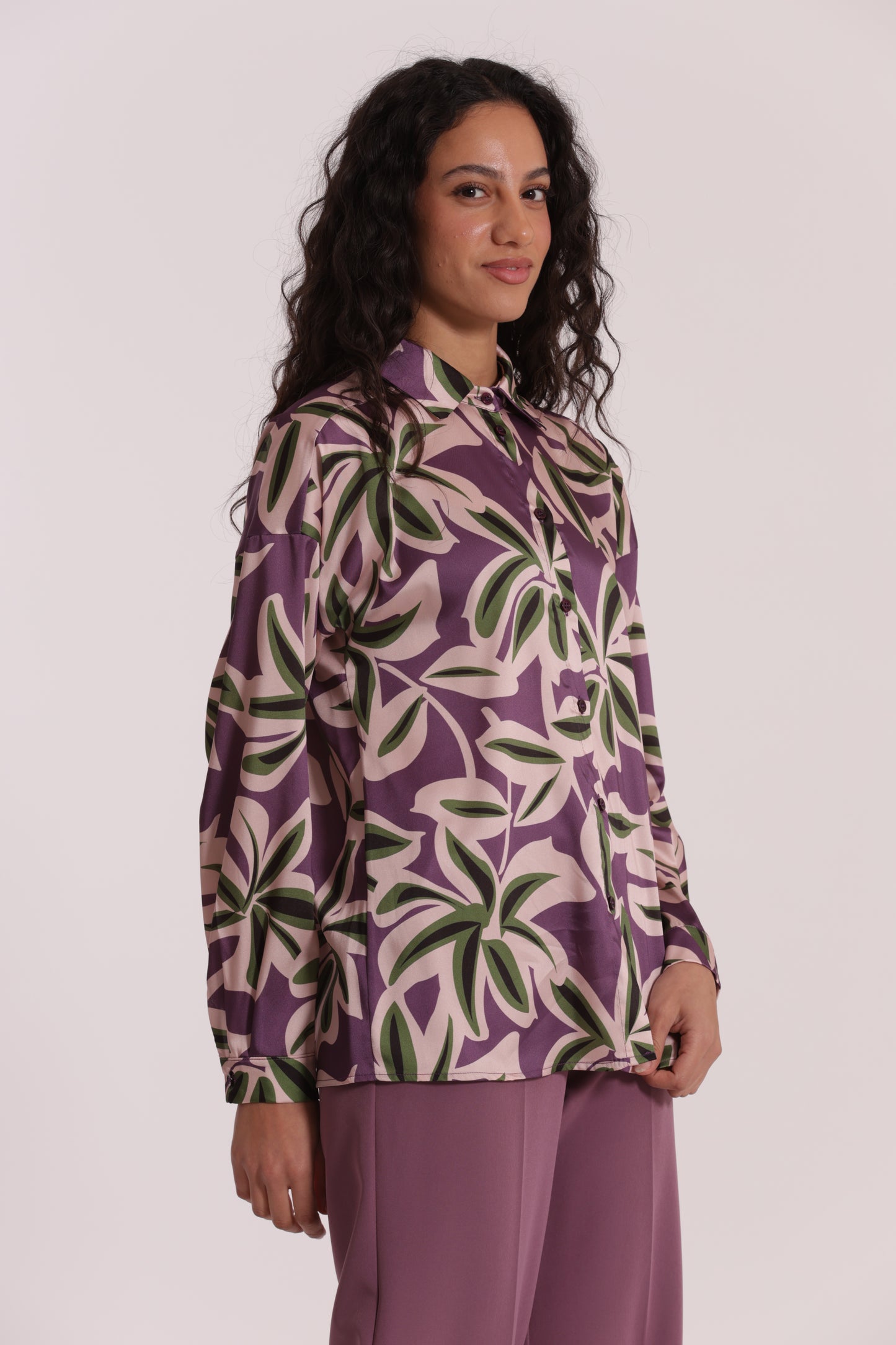 CAMICIA UOMO FANTASIA BOTANICA