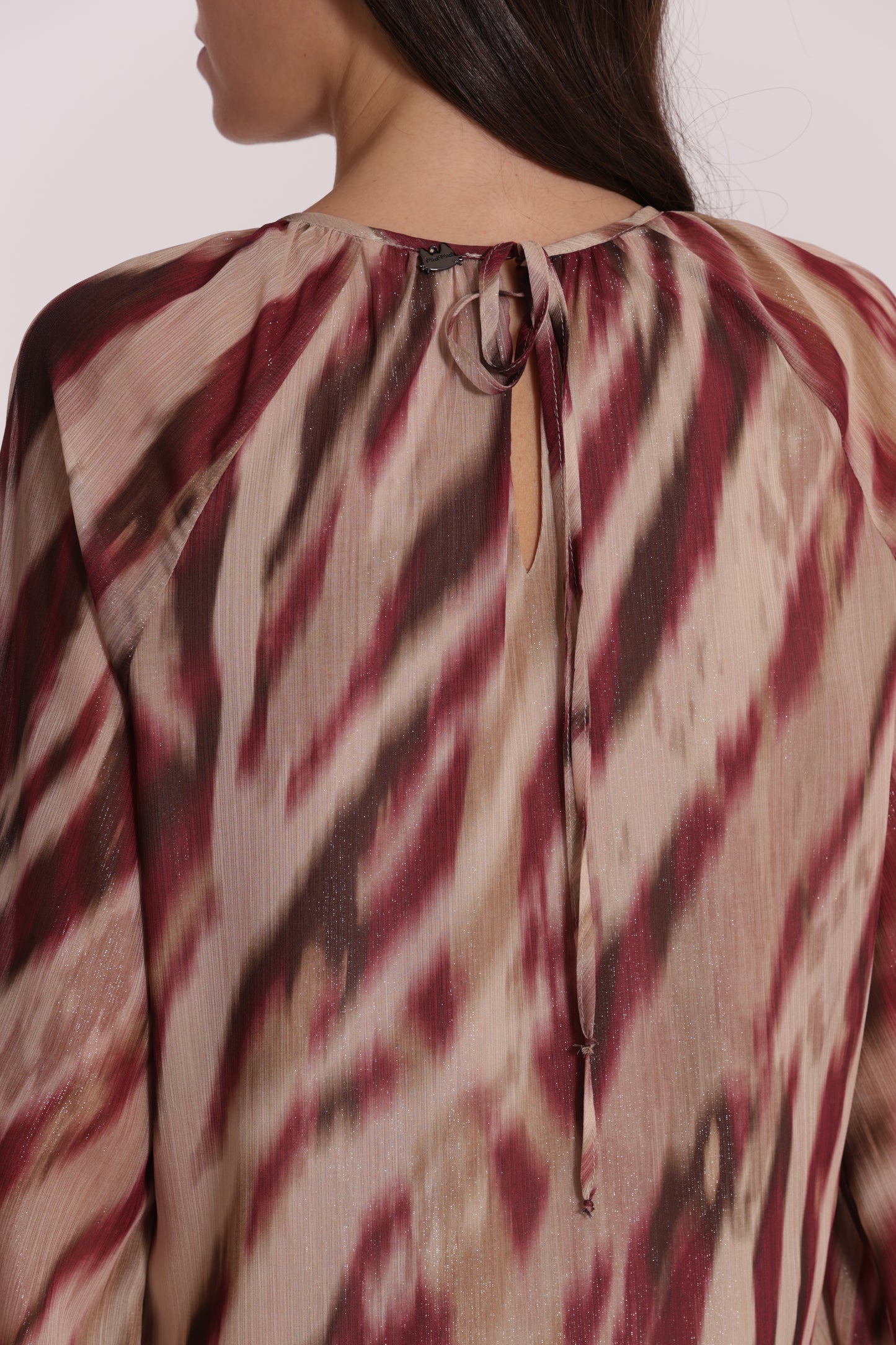 BLUSA SCOLLO TONDO FANTASIA PARADISEA