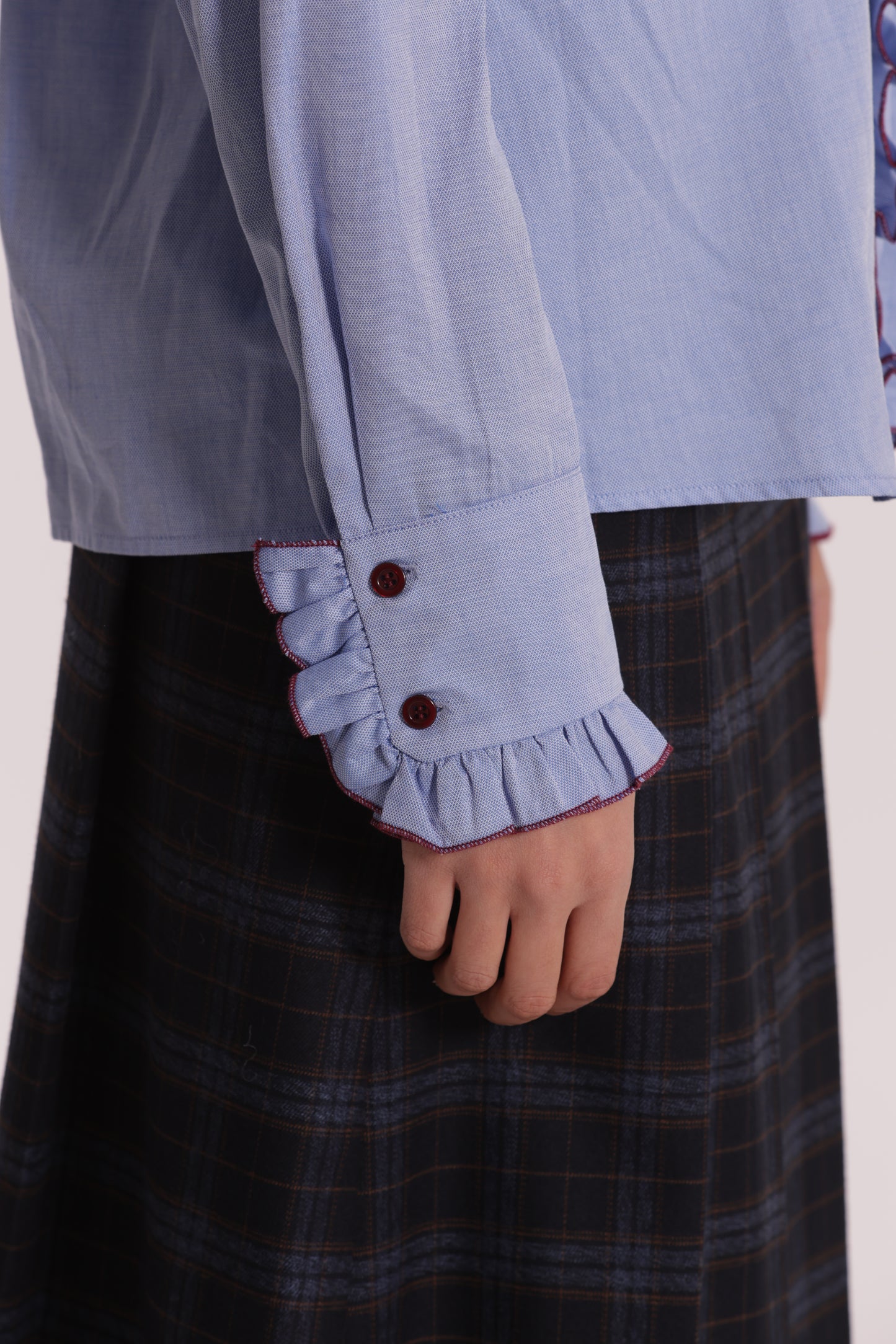 CAMICIA CON DETTAGLI ROUCHES