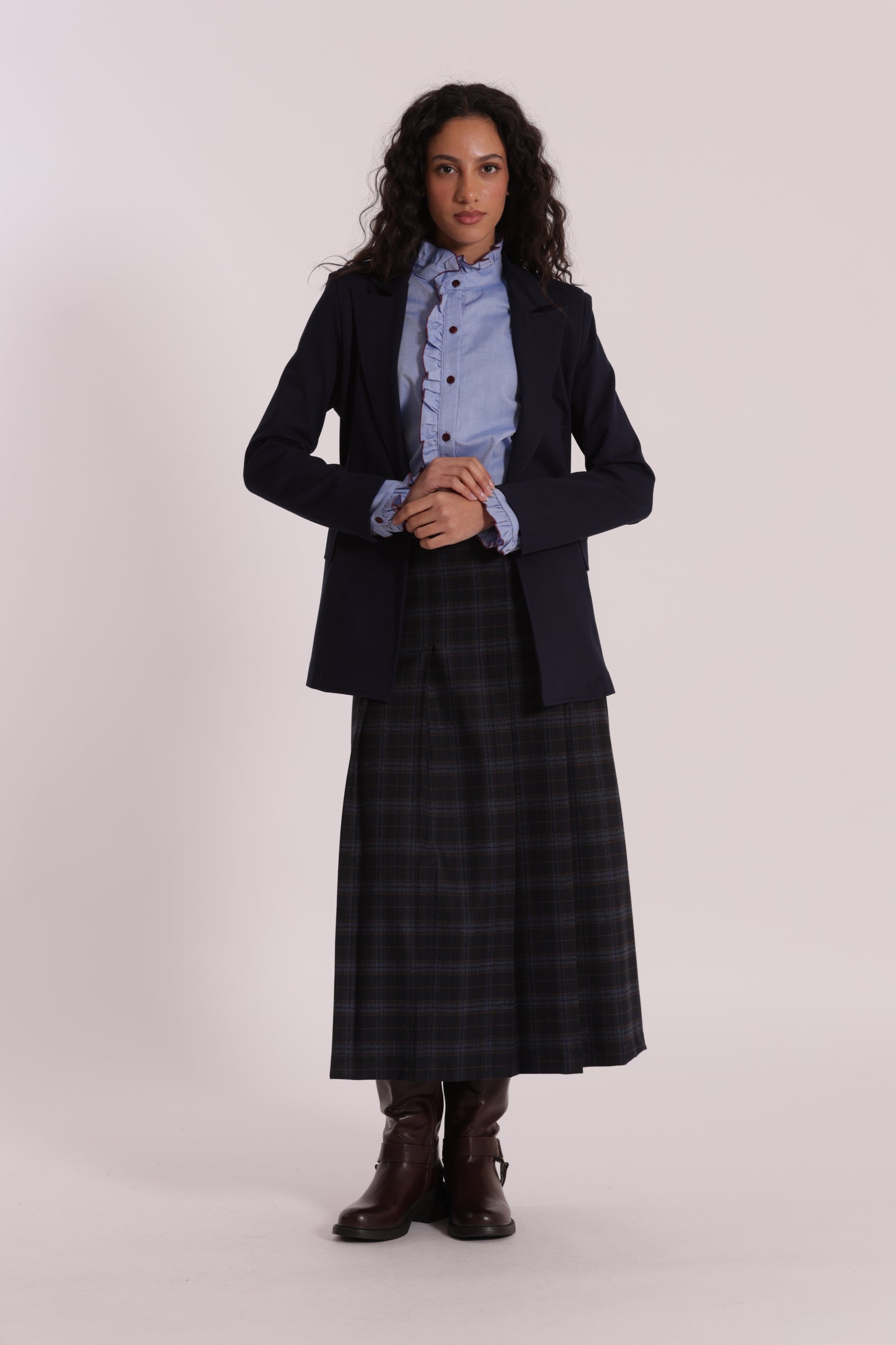 CAMICIA CON DETTAGLI ROUCHES