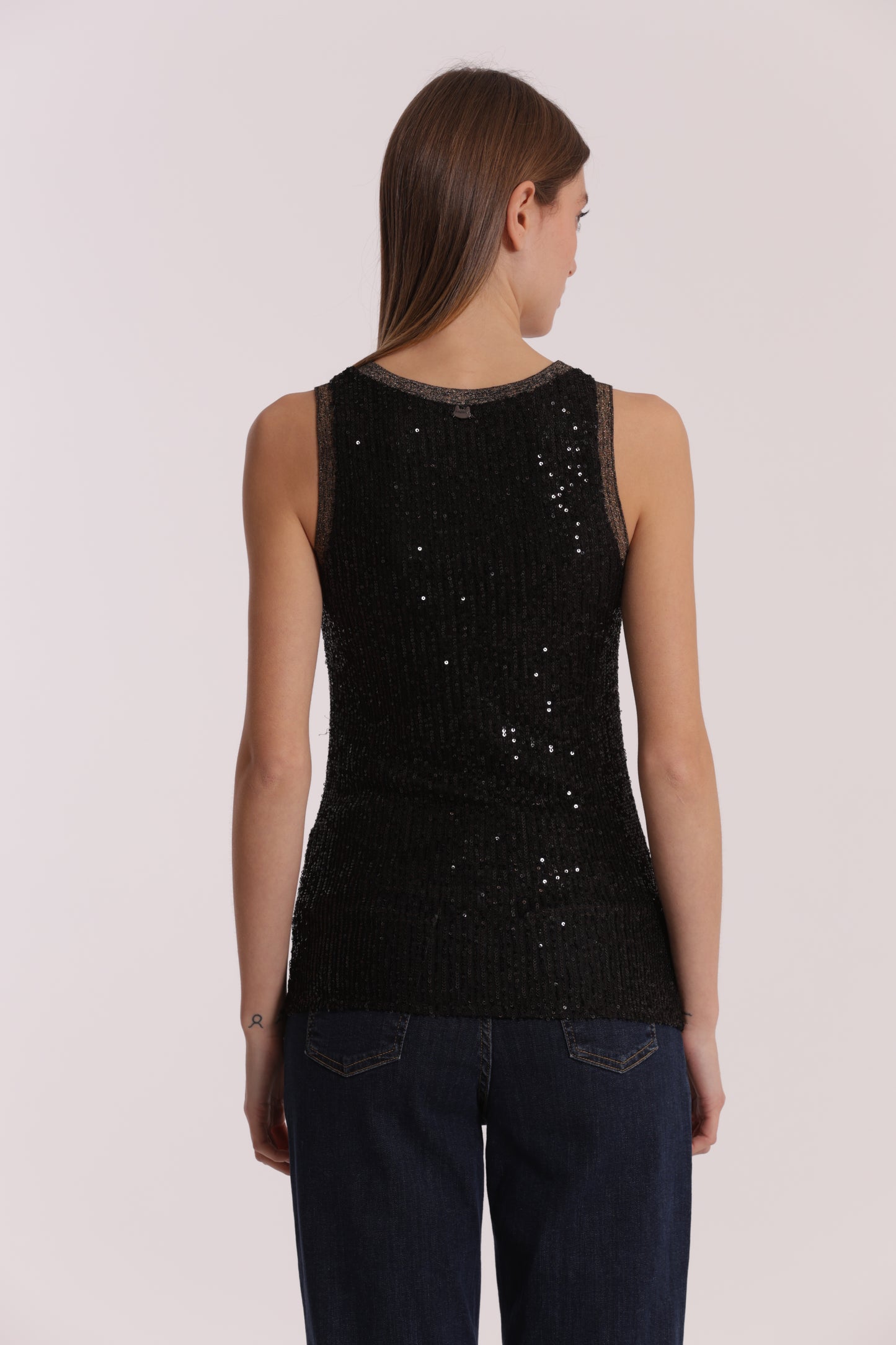 TOP DI PAILLETTES
