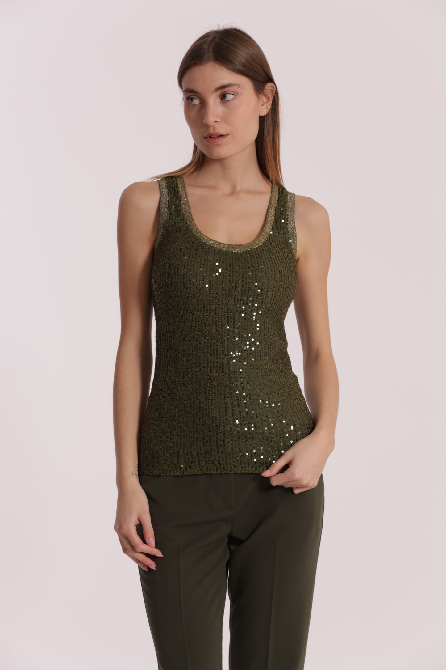 TOP DI PAILLETTES