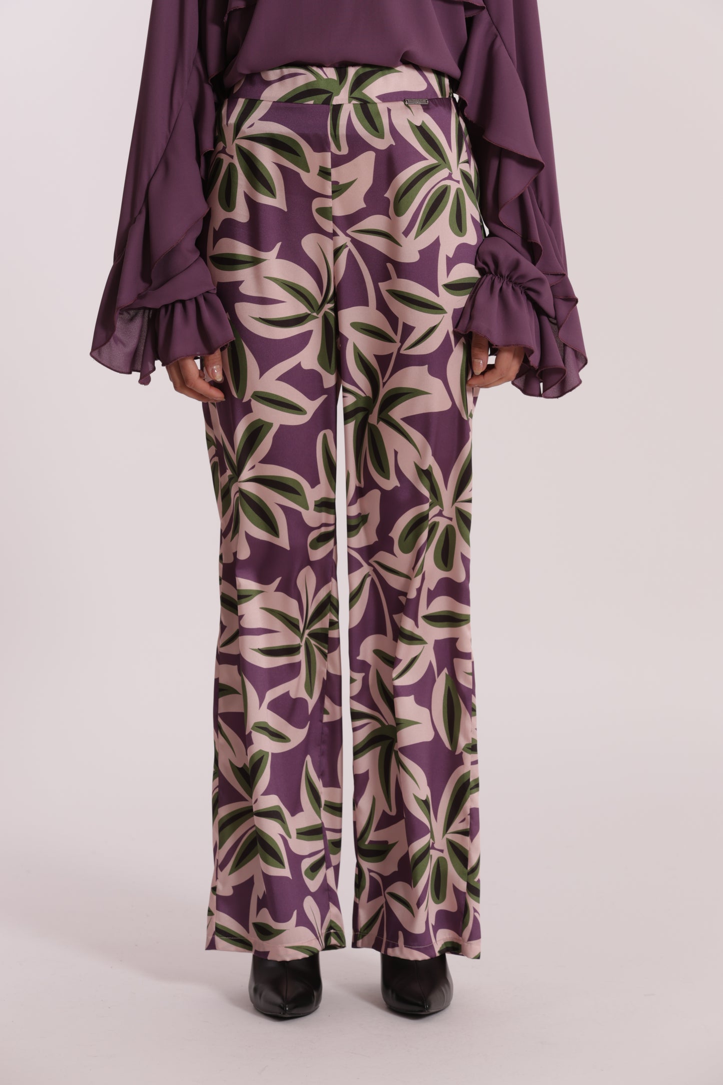 PANTALONE LUNGO FANTASIA BOTANICA