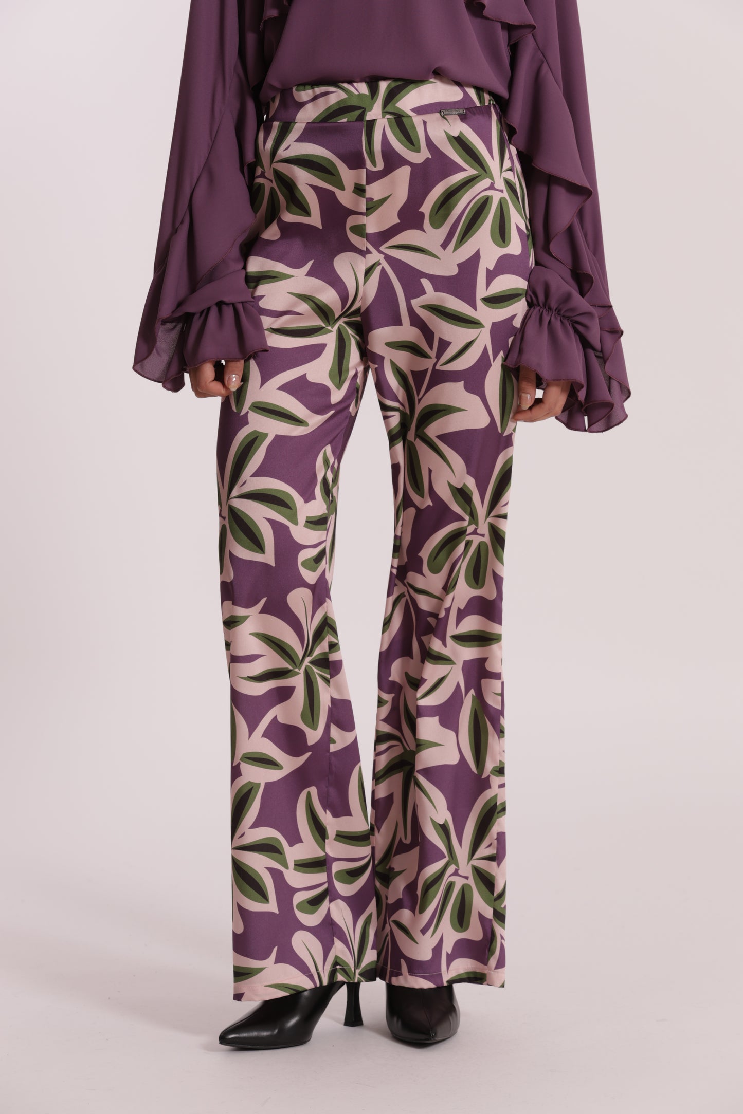 PANTALONE LUNGO FANTASIA BOTANICA