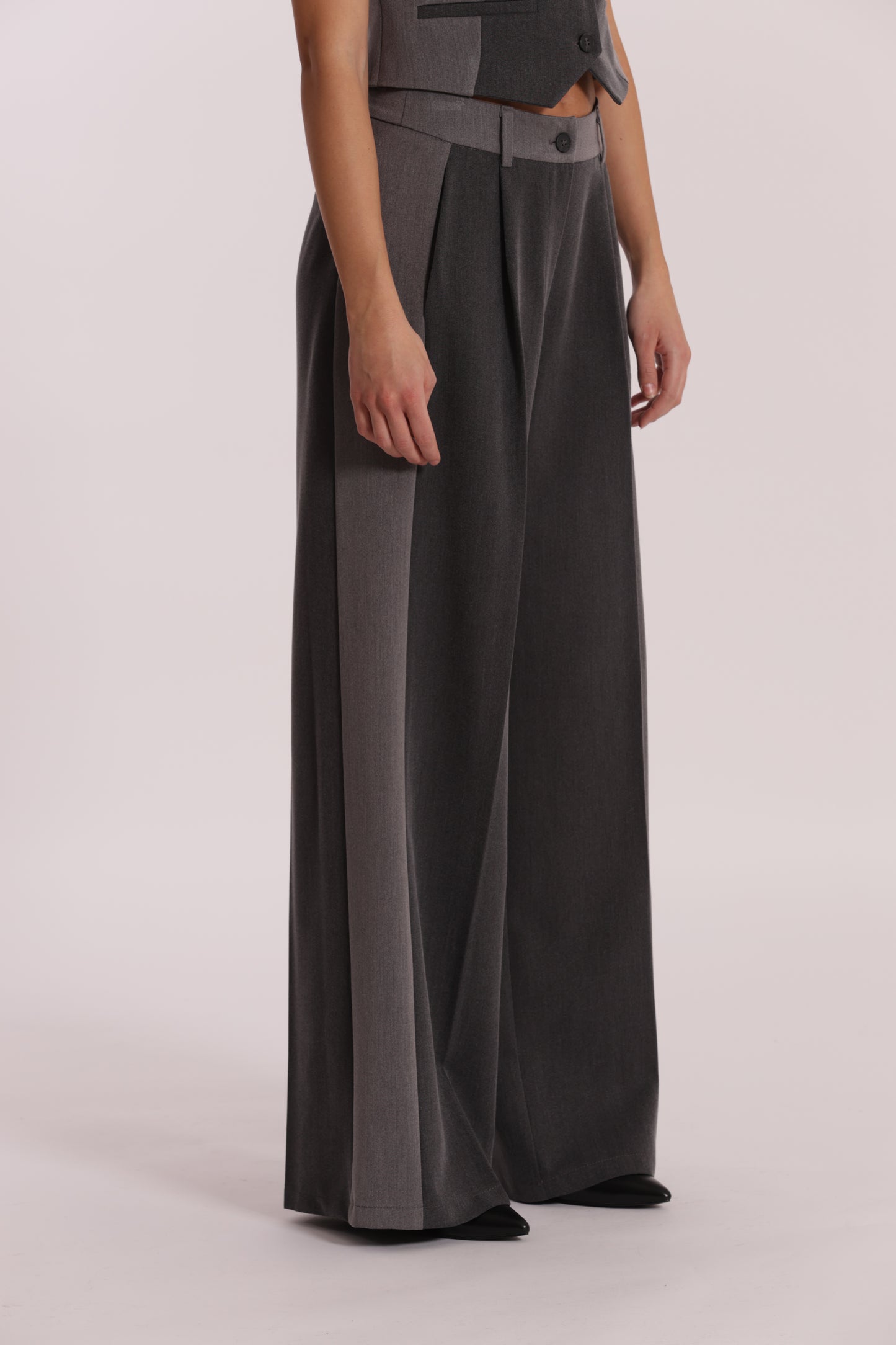PANTALONE PALAZZO COLOR BLOCK