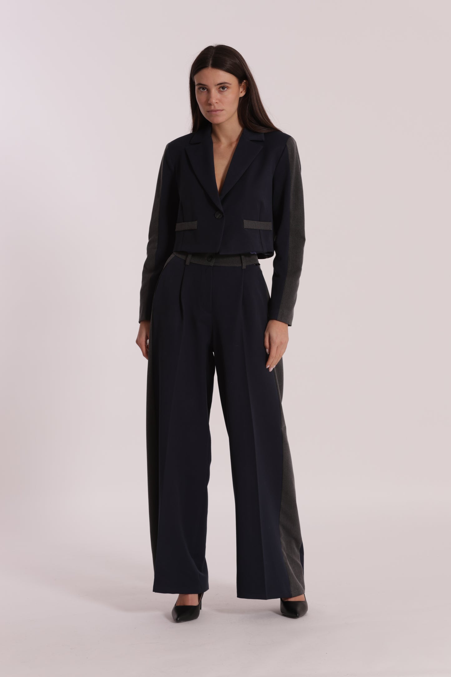 PANTALONE PALAZZO COLOR BLOCK