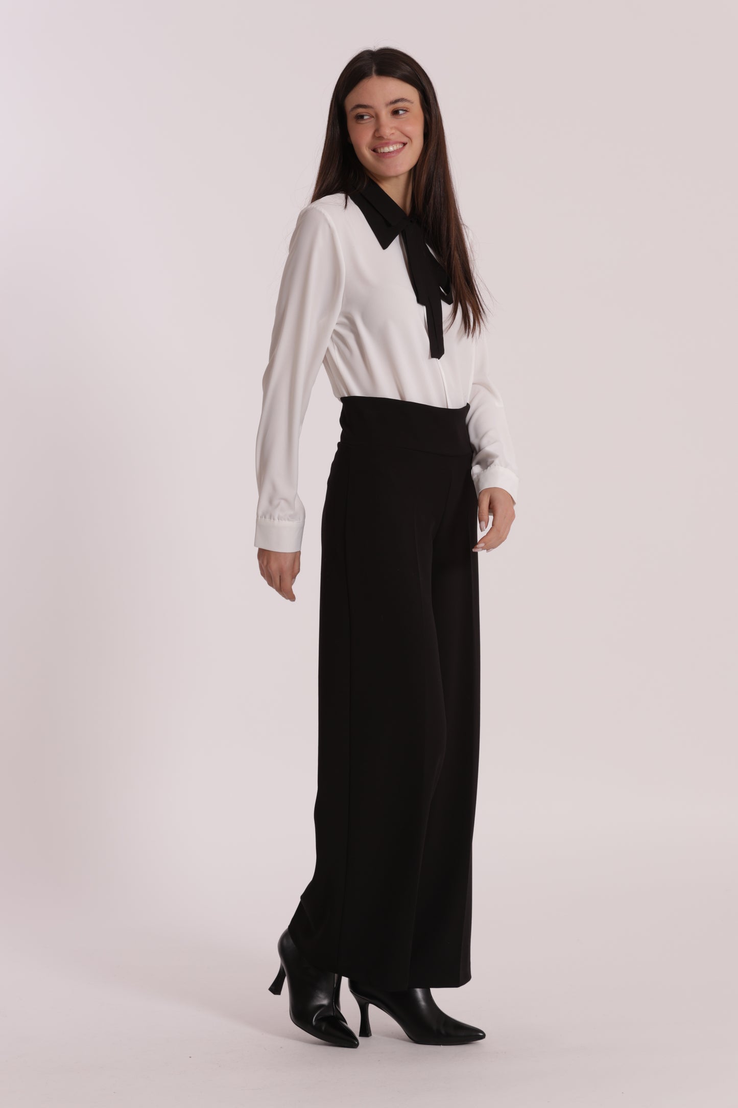 PANTALONE PALAZZO IN CREPE