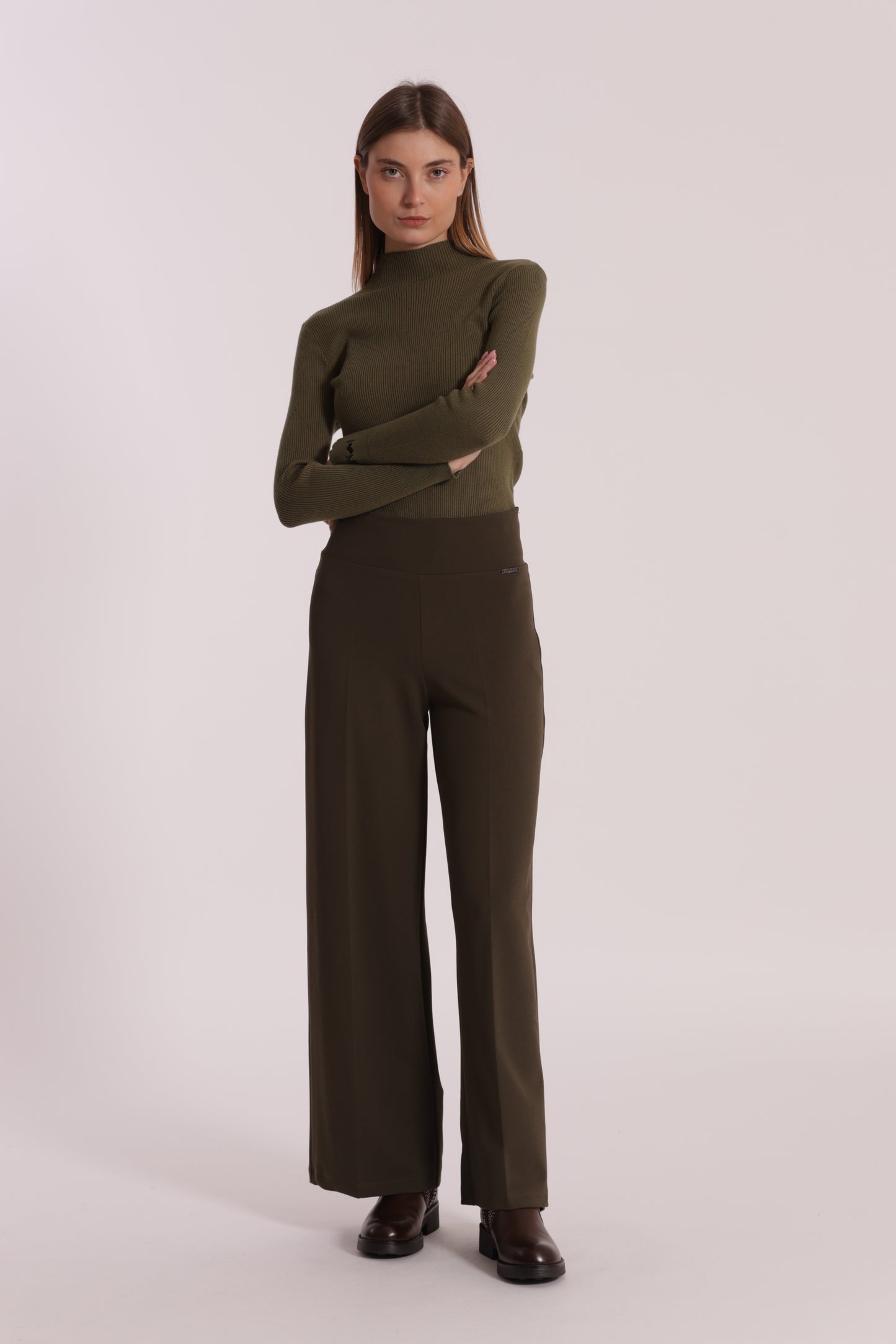 PANTALONE PALAZZO IN CREPE