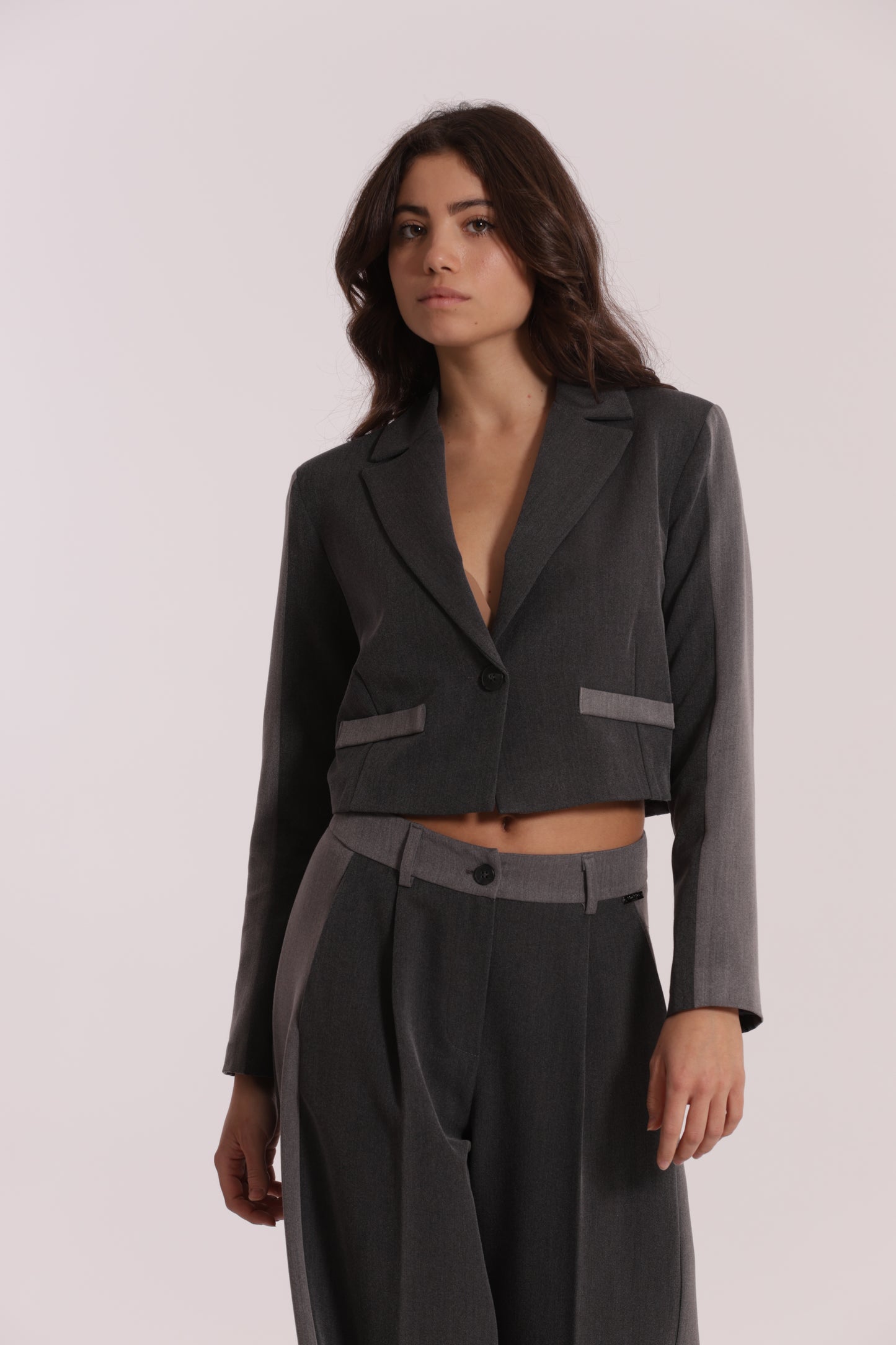 GIACCA CROPPED COLOR BLOCK